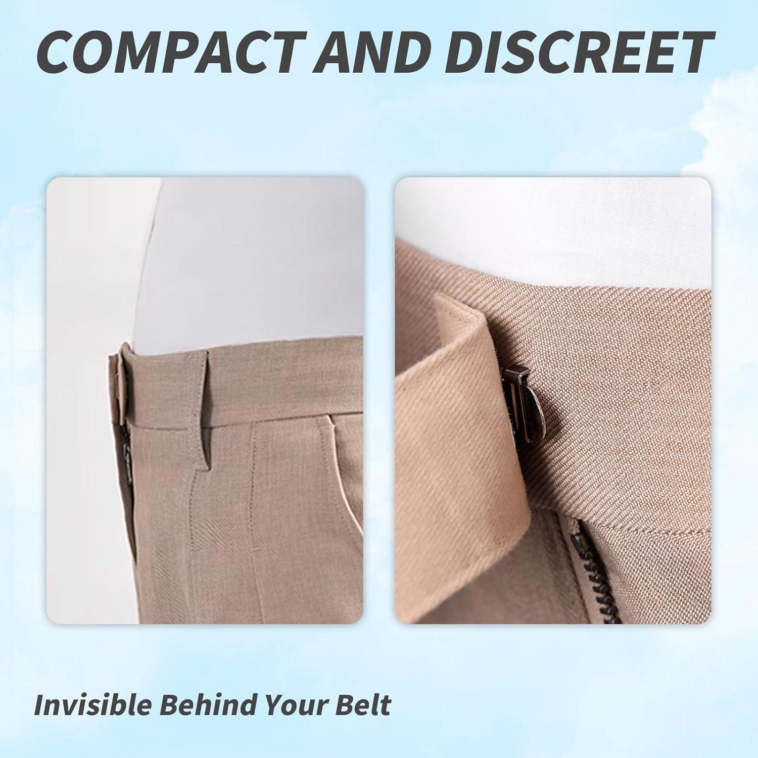 5 Extensores de Cintura para Pantalones con Gancho Metal