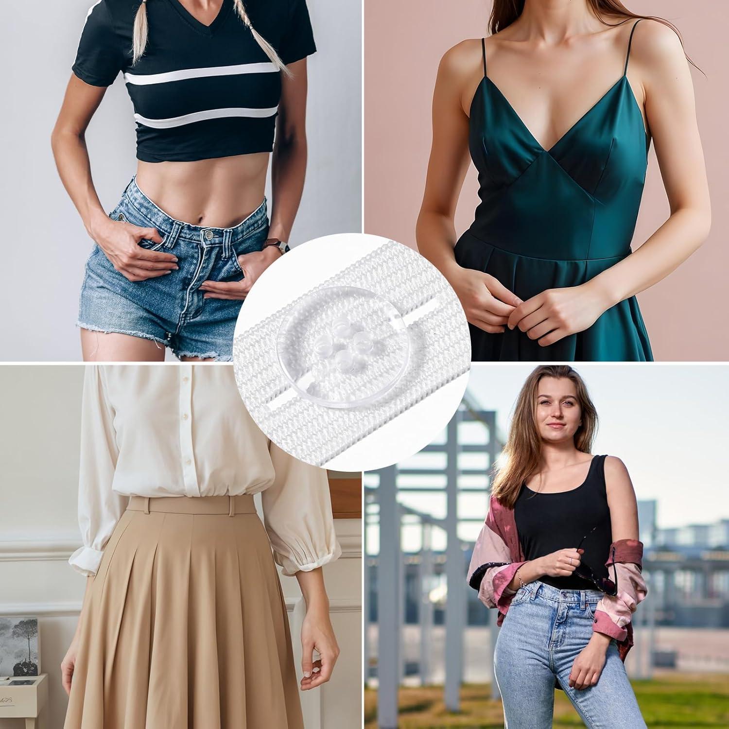 Kit Ajustador de Cintura Pantalones 20 Piezas con Costura