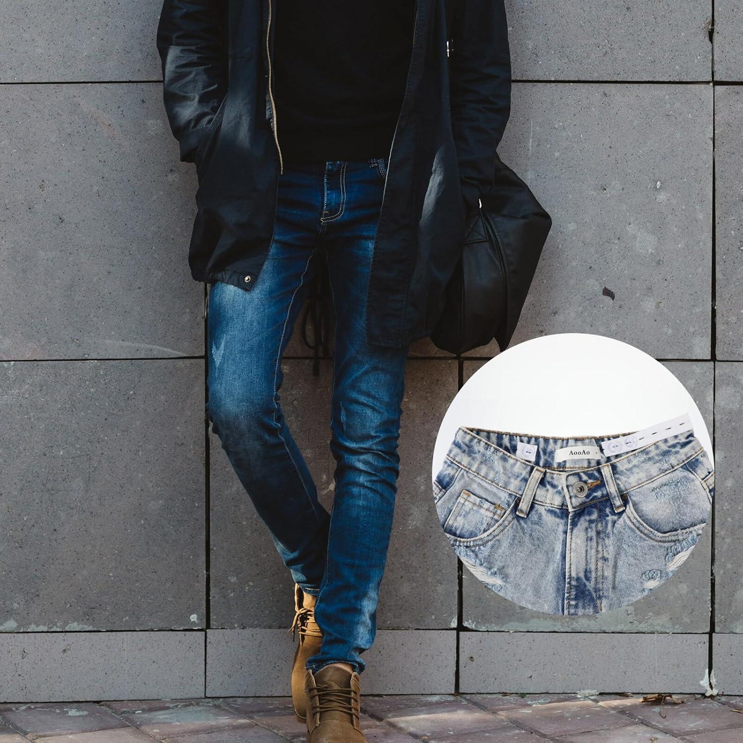 Kit Ajustador de Cintura Pantalones 20 Piezas con Costura