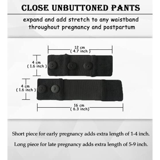 Extensores de Camisetas y Cintura de Pantalones Maternidad KUNINDOME