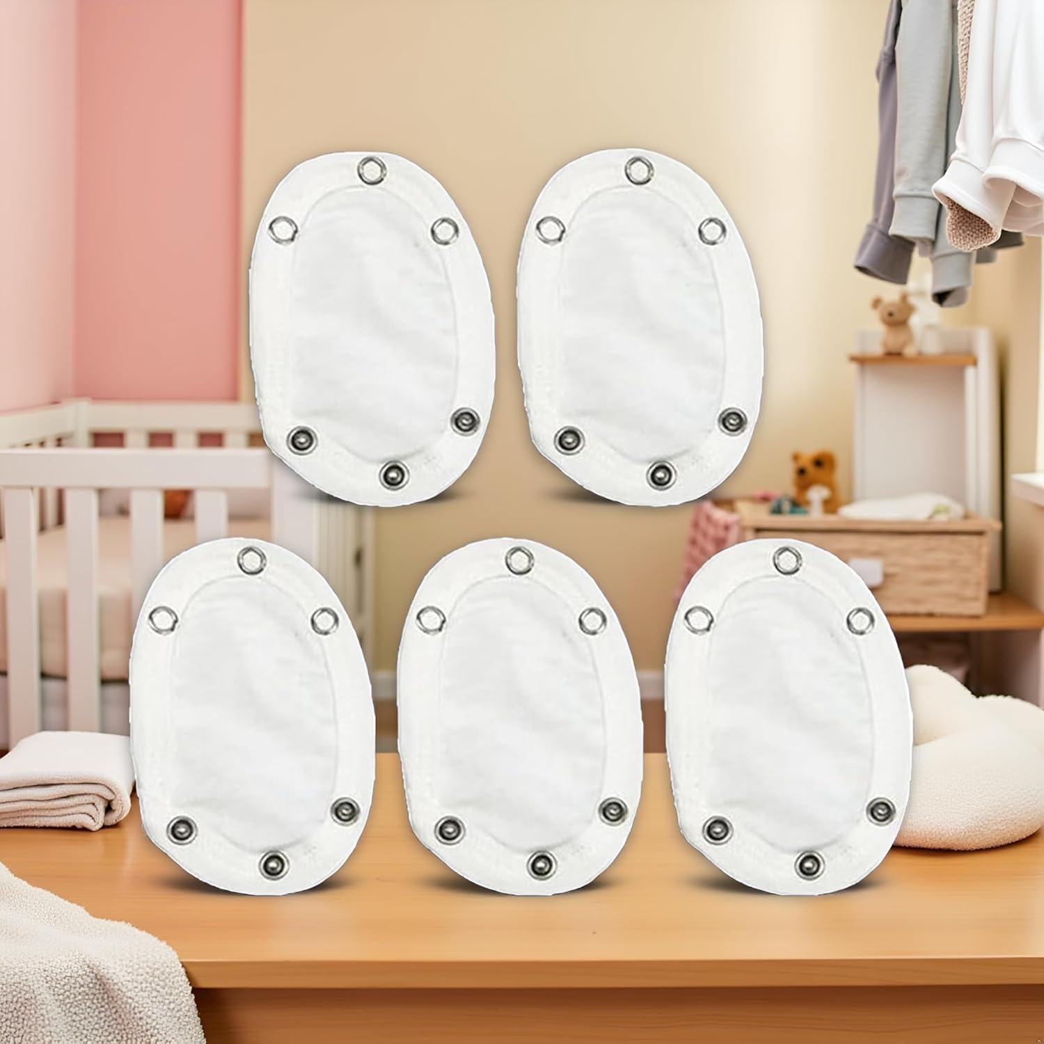 Conjunto 5 Extensores de Body Blancos WaigN para Bebés