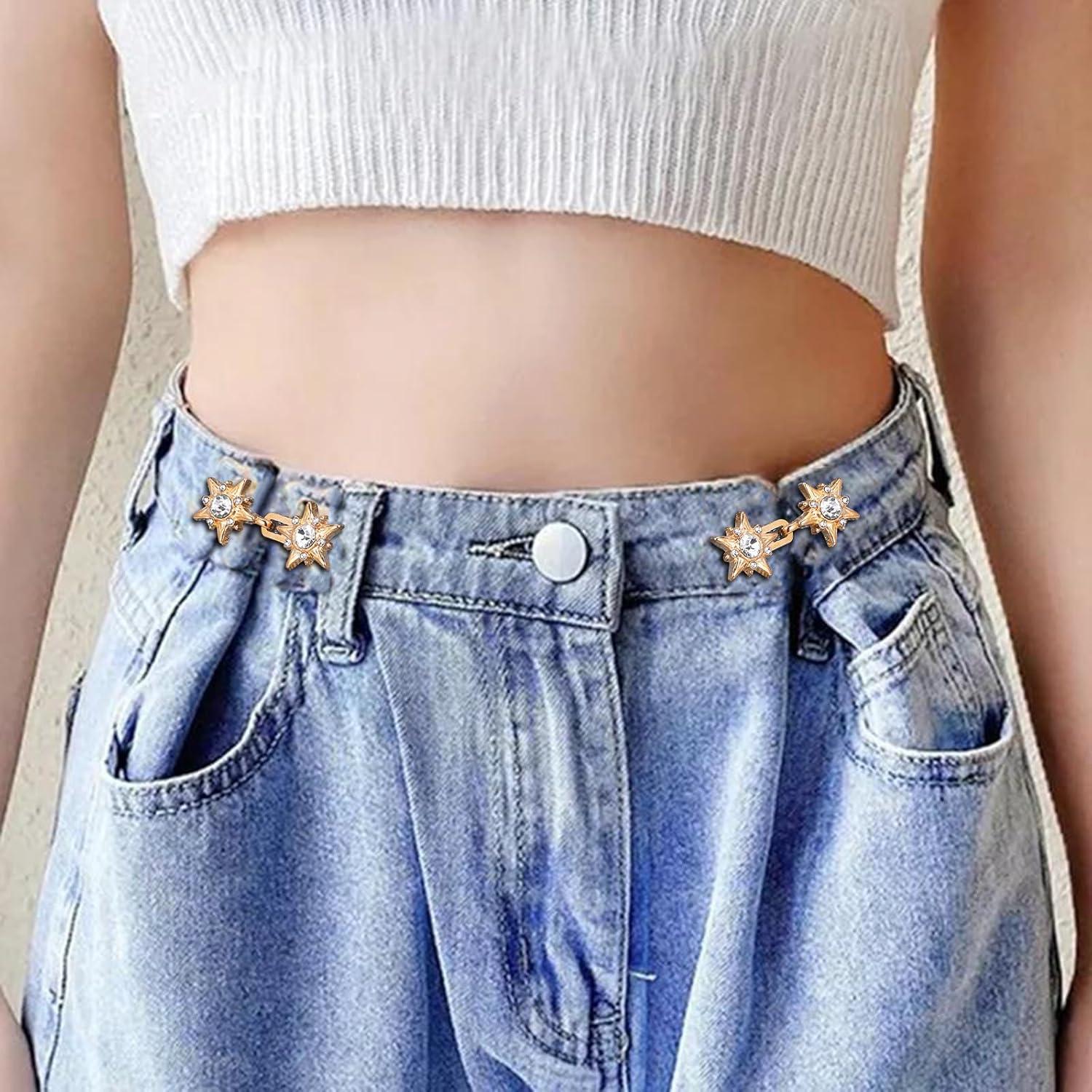 Juego de 6 Botones Ajustadores HJZHII para Cintura de Pantalones