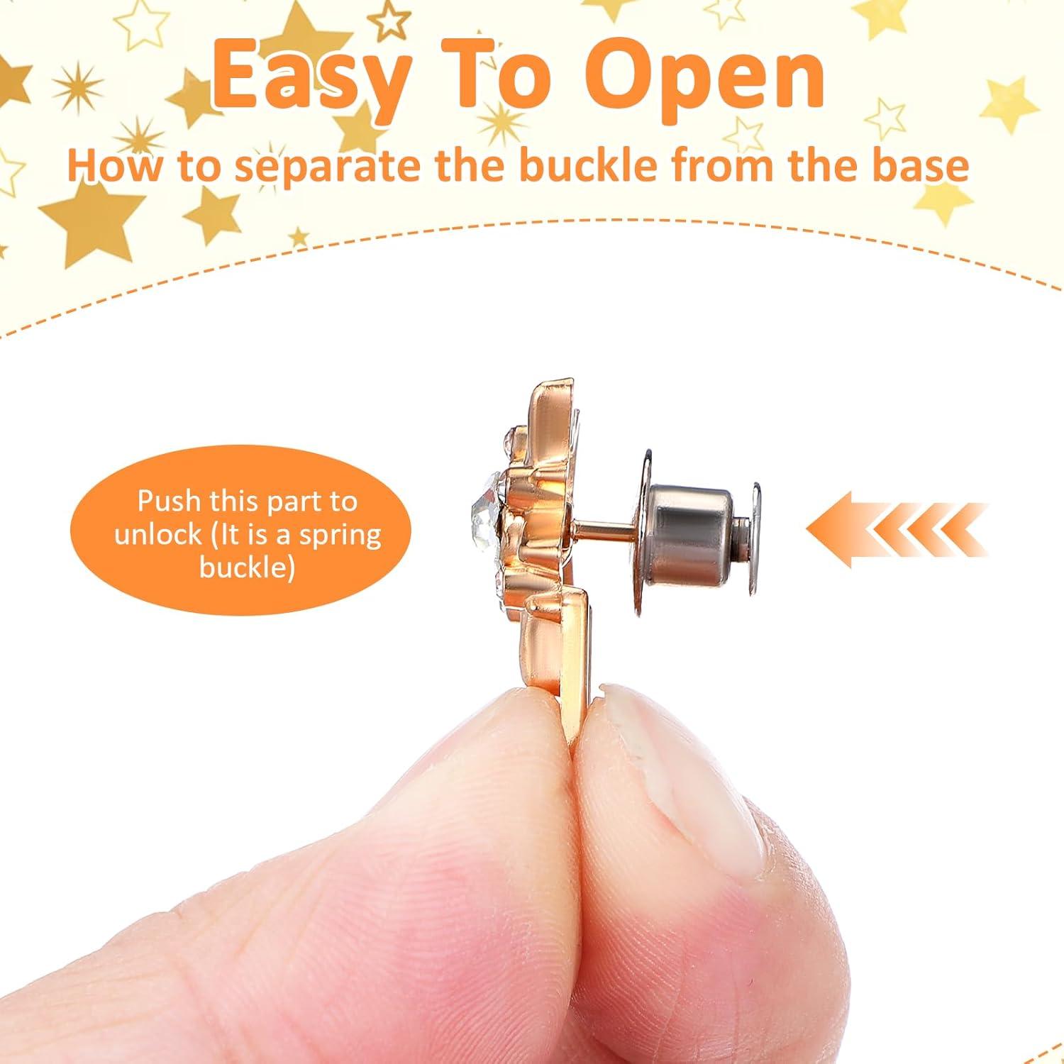 Juego de 6 Botones Ajustadores HJZHII para Cintura de Pantalones