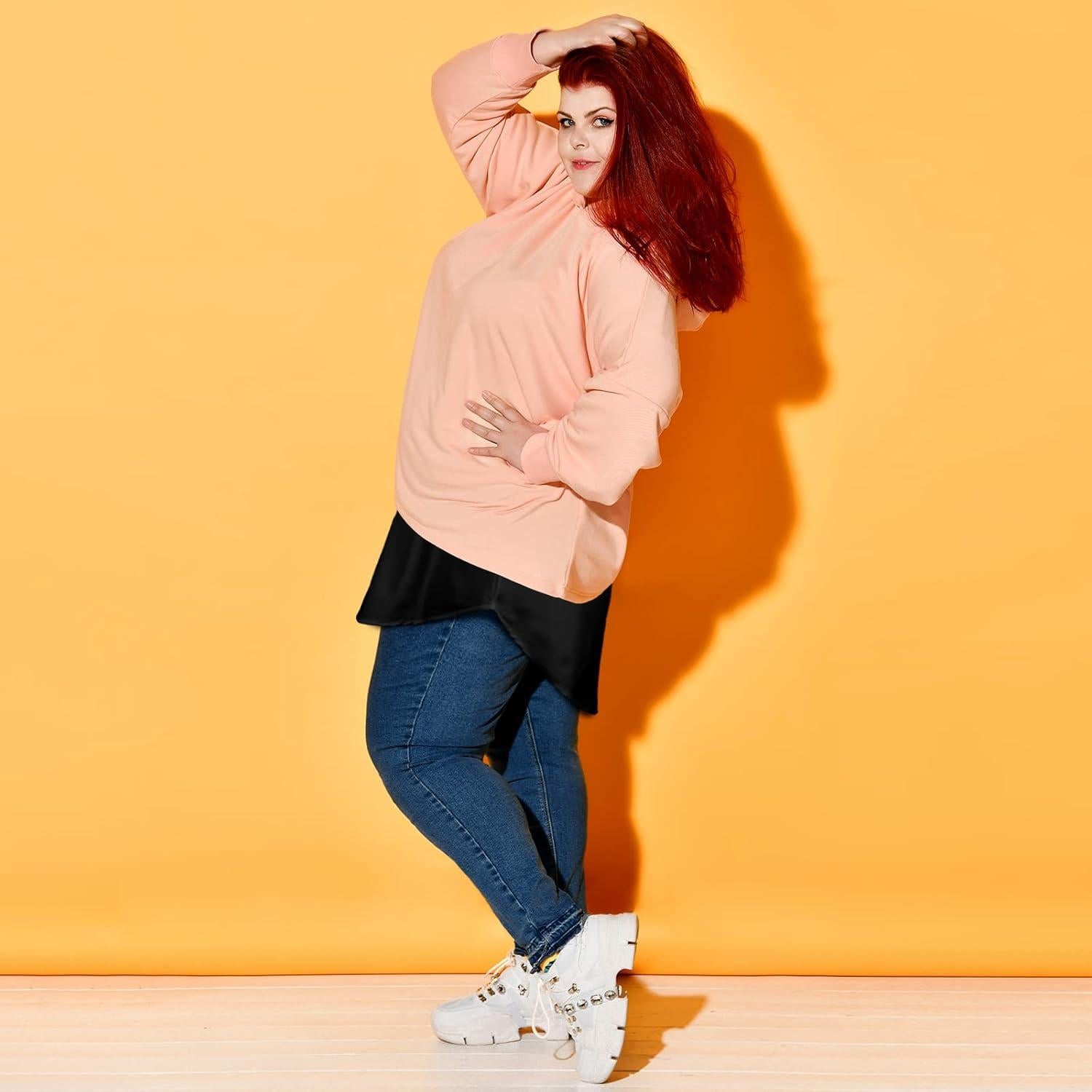 Extensor de Camisa para Mujeres 2 Pcs Ajustable Negro Blanco