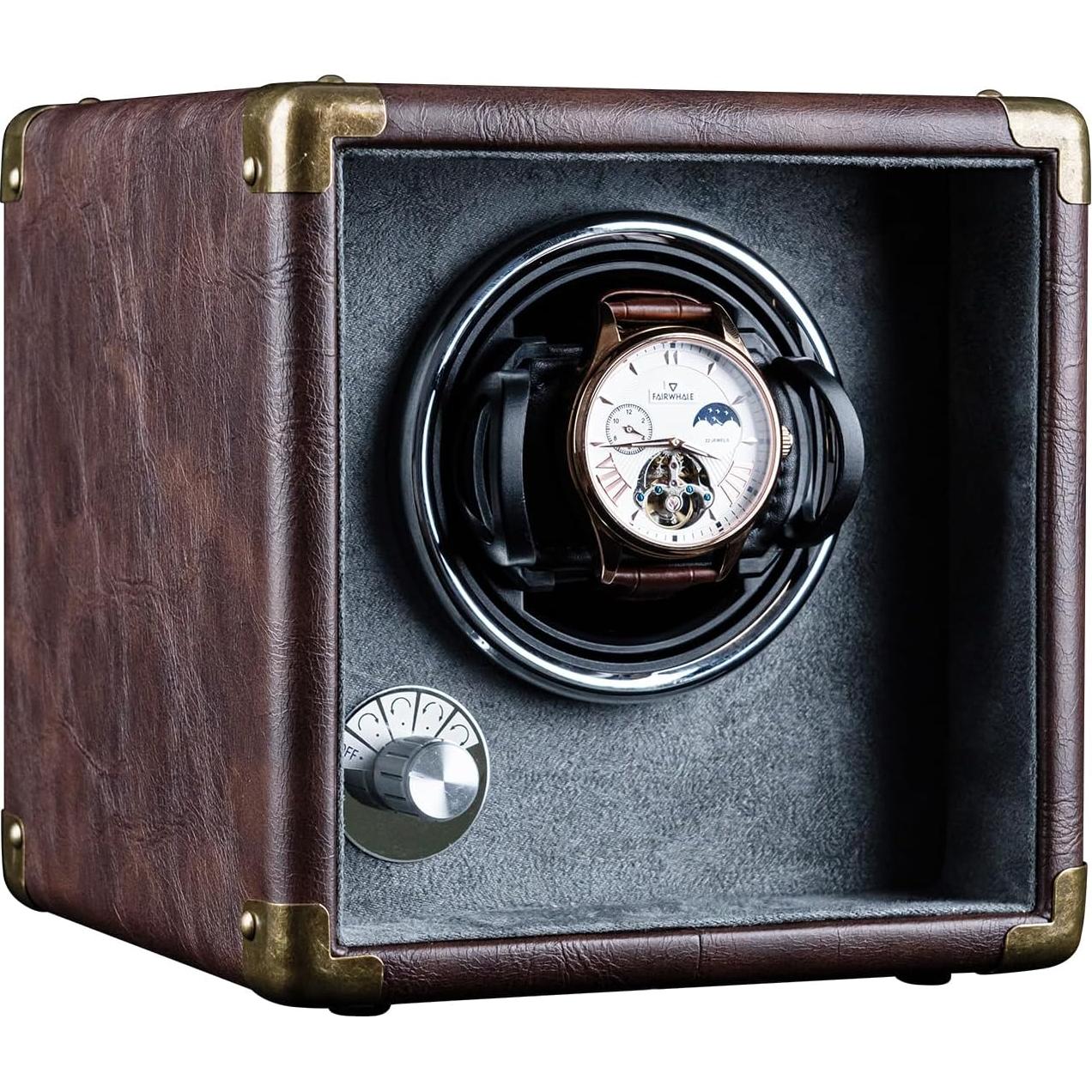 Cargador de Relojes Automáticos Mcbazel - Motor Silencioso, 5 Modos