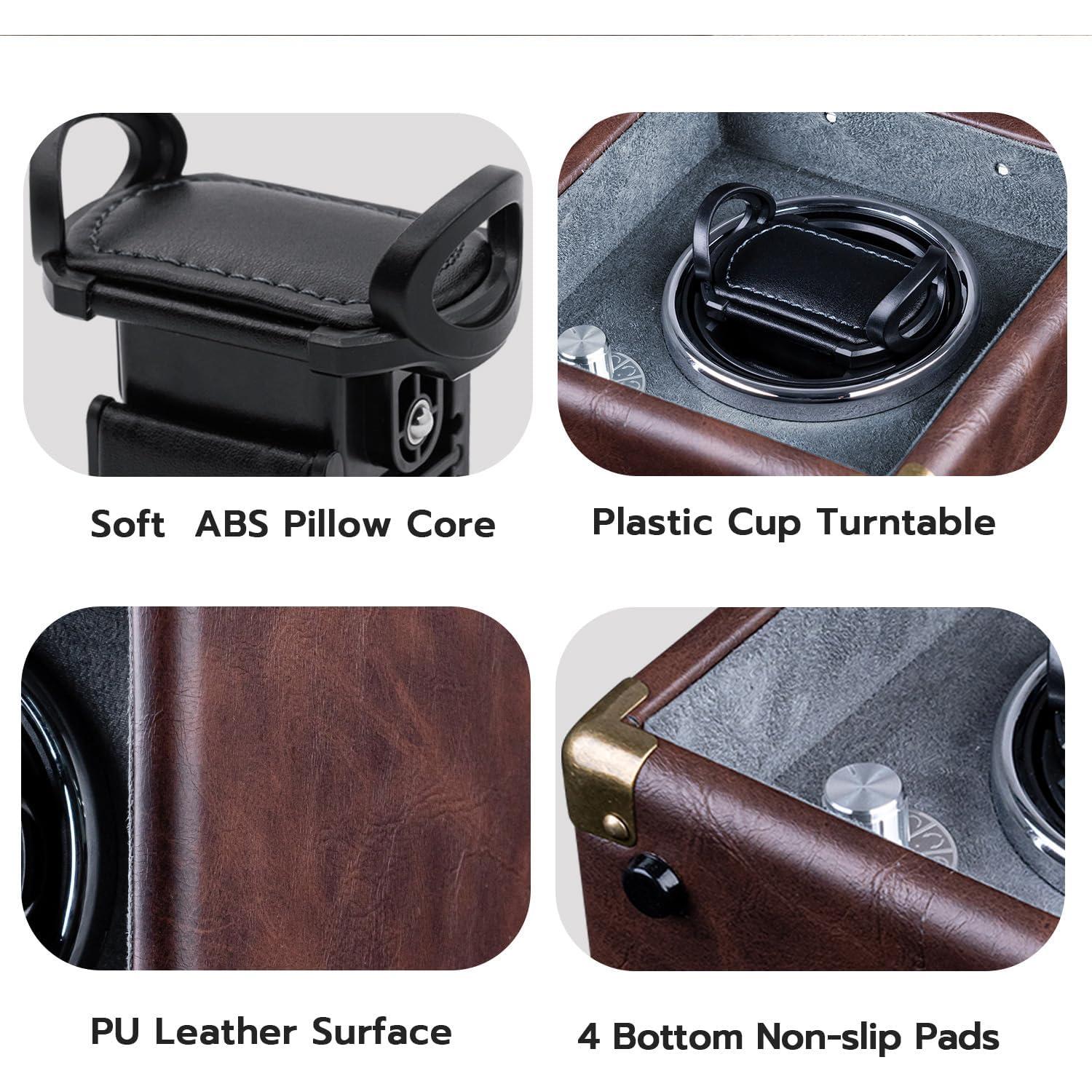 Cargador de Relojes Automáticos Mcbazel - Motor Silencioso, 5 Modos