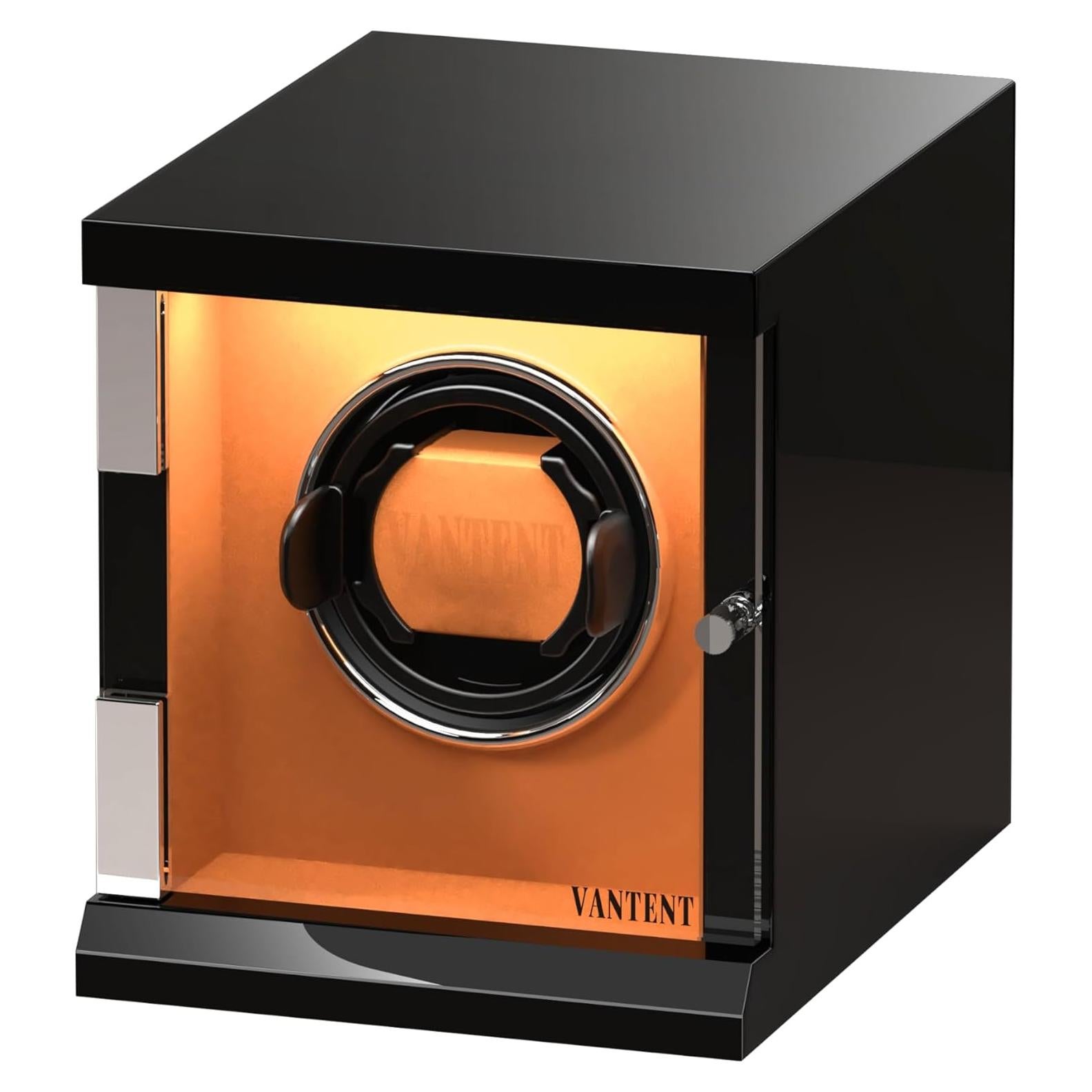 Enrollador de Reloj Automático VANTENT Negro con USB Tipo-C