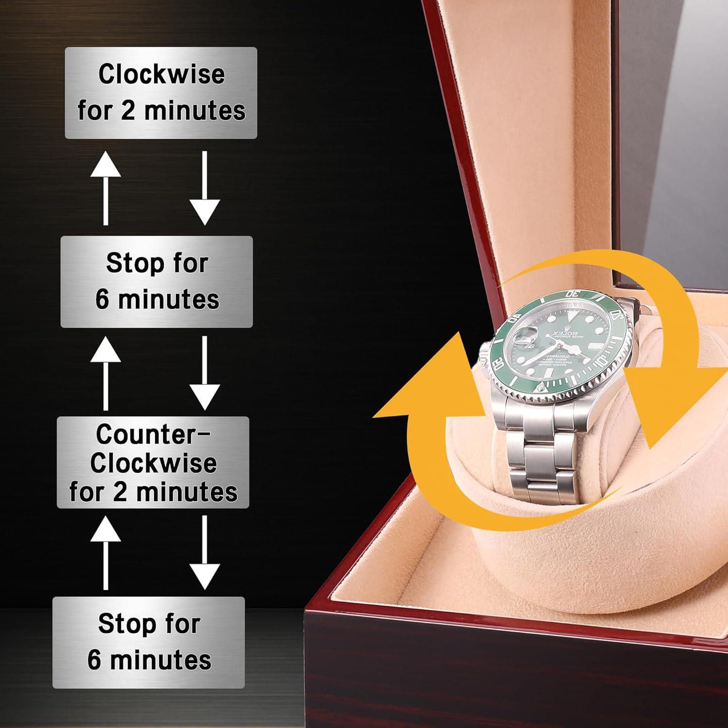 Enrollador Automático de Relojes Mineesi M110 - Silencioso y Elegante