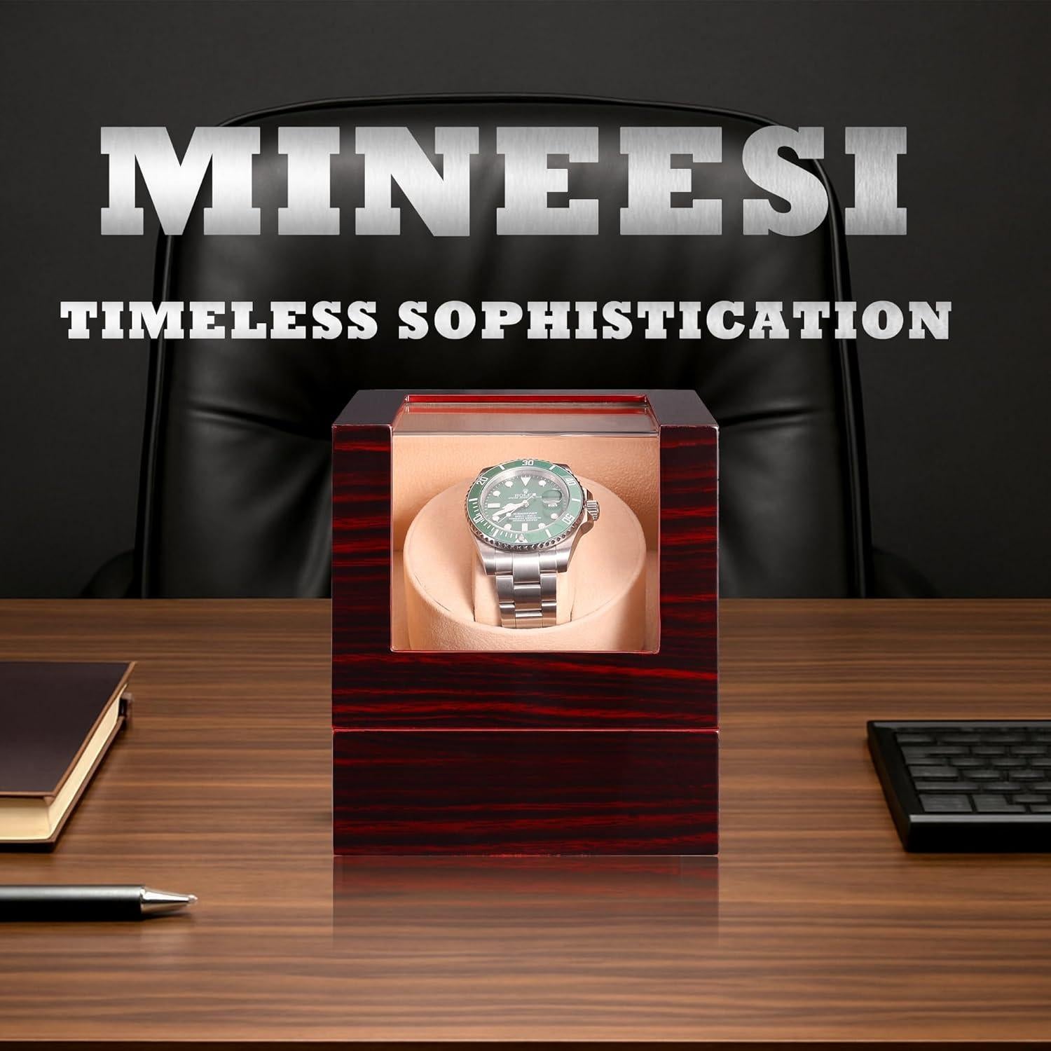 Enrollador Automático de Relojes Mineesi M110 - Silencioso y Elegante