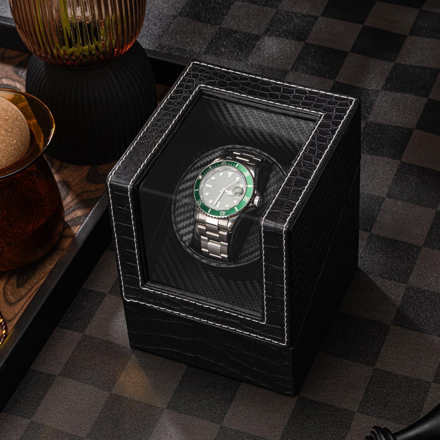 Enrollador de Relojes Automáticos K-KLPEKYC Doble Negro