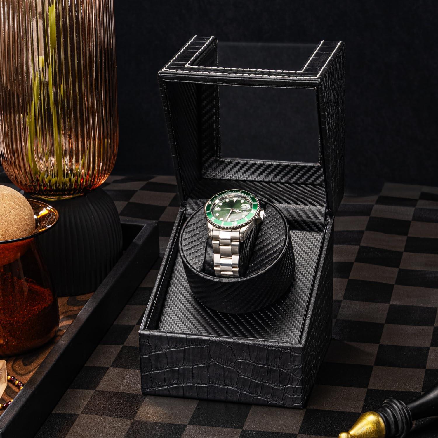 Enrollador de Relojes Automáticos K-KLPEKYC Doble Negro