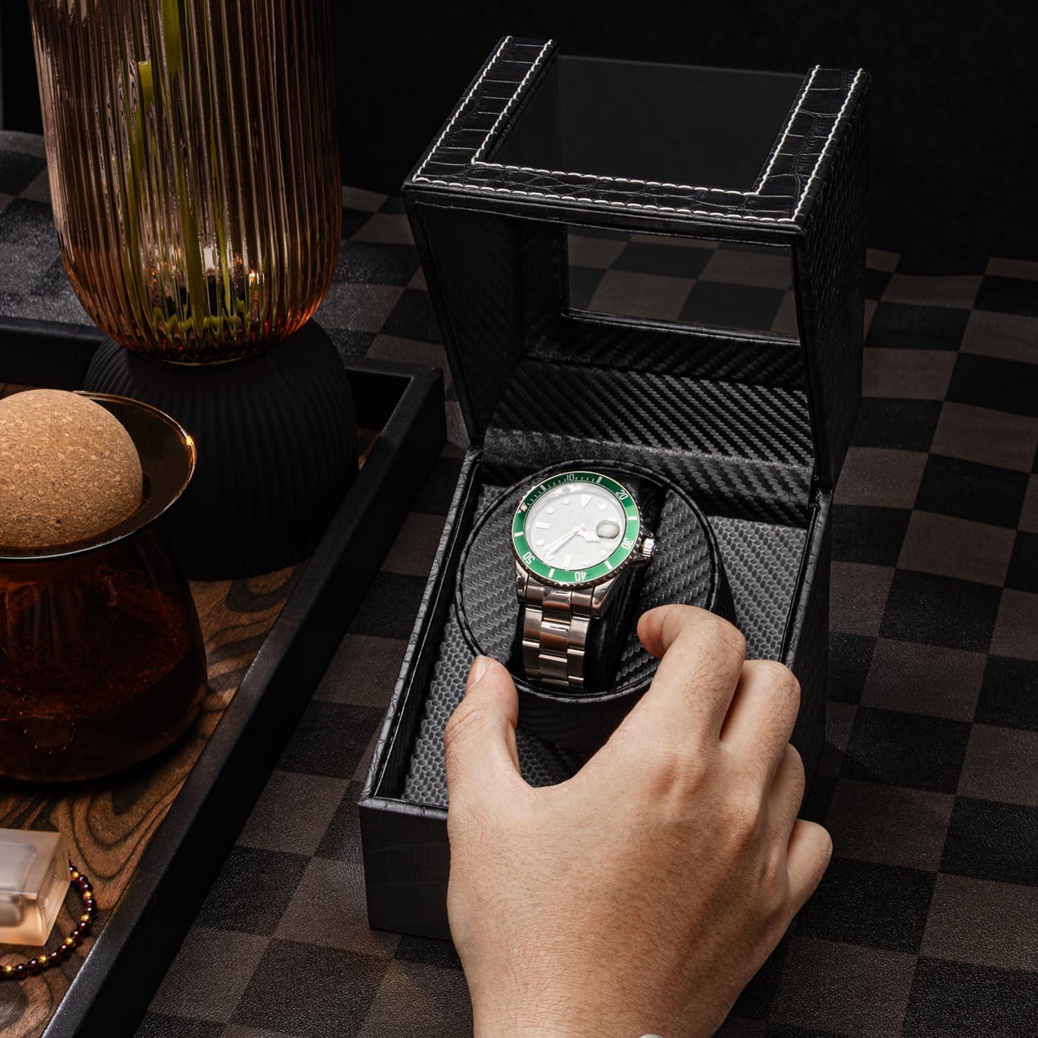 Enrollador de Relojes Automáticos K-KLPEKYC Doble Negro