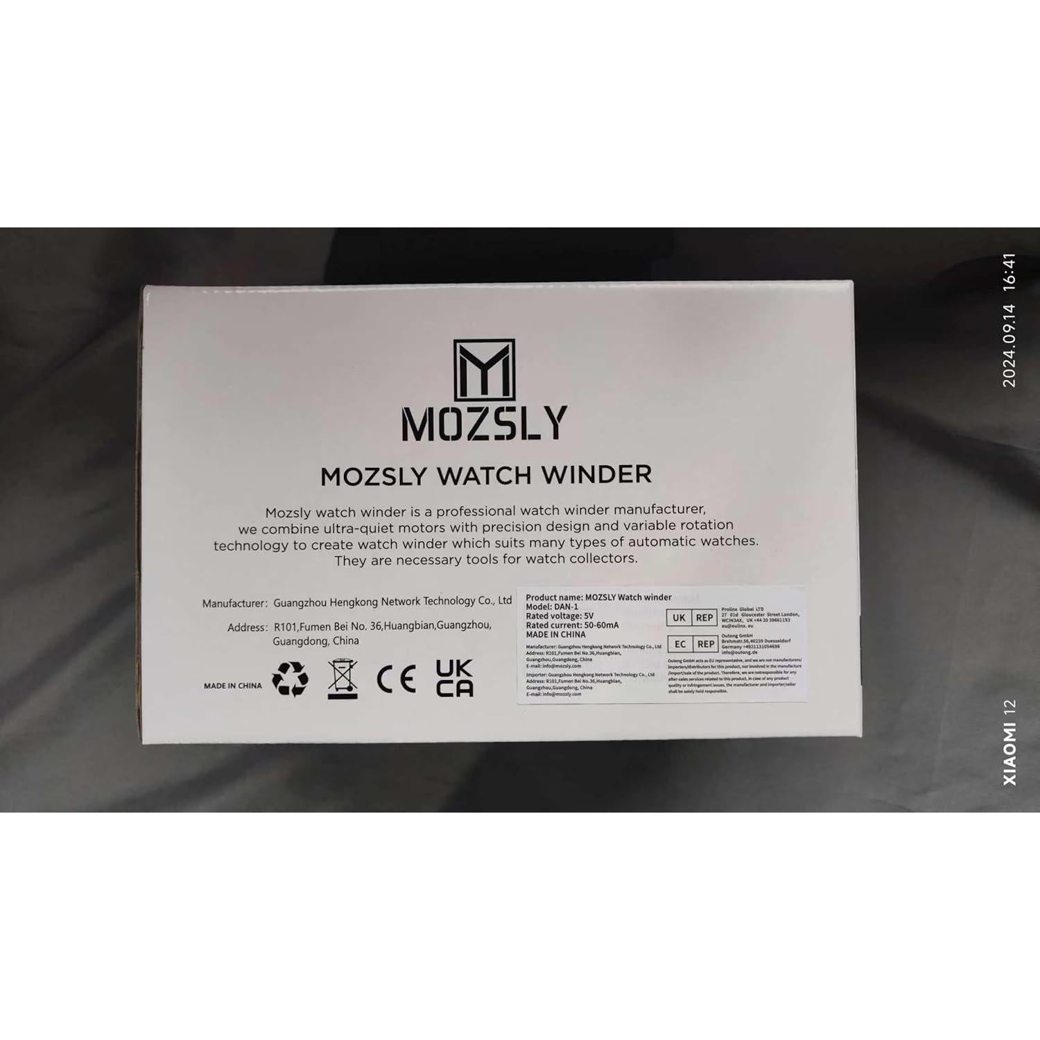 Reproductor de Reloj Automático MOZSLY con Motor Silencioso