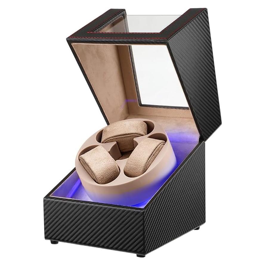 Enrollador de Relojes Automáticos Anyasun 3 Relojes LED USB-C