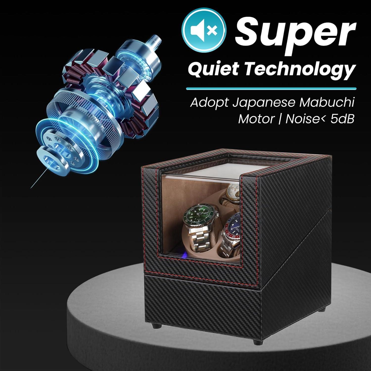 Enrollador de Relojes Automáticos Anyasun 3 Relojes LED USB-C