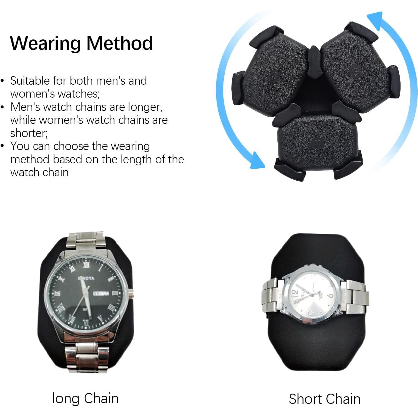 Winder Automático de Reloj Newymaking 6 Slots Madera LED USB