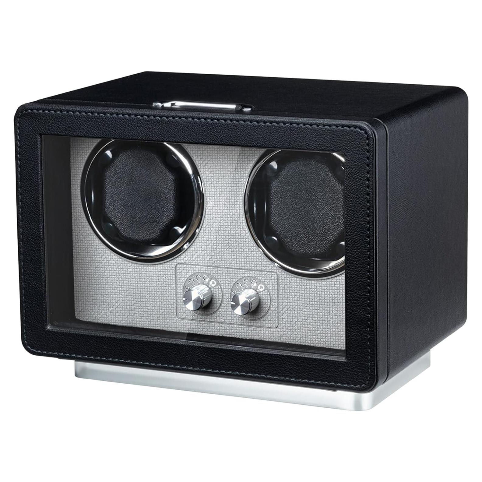 Mcbazel Reloj Winder Doble para Relojes Automáticos con Luz LED