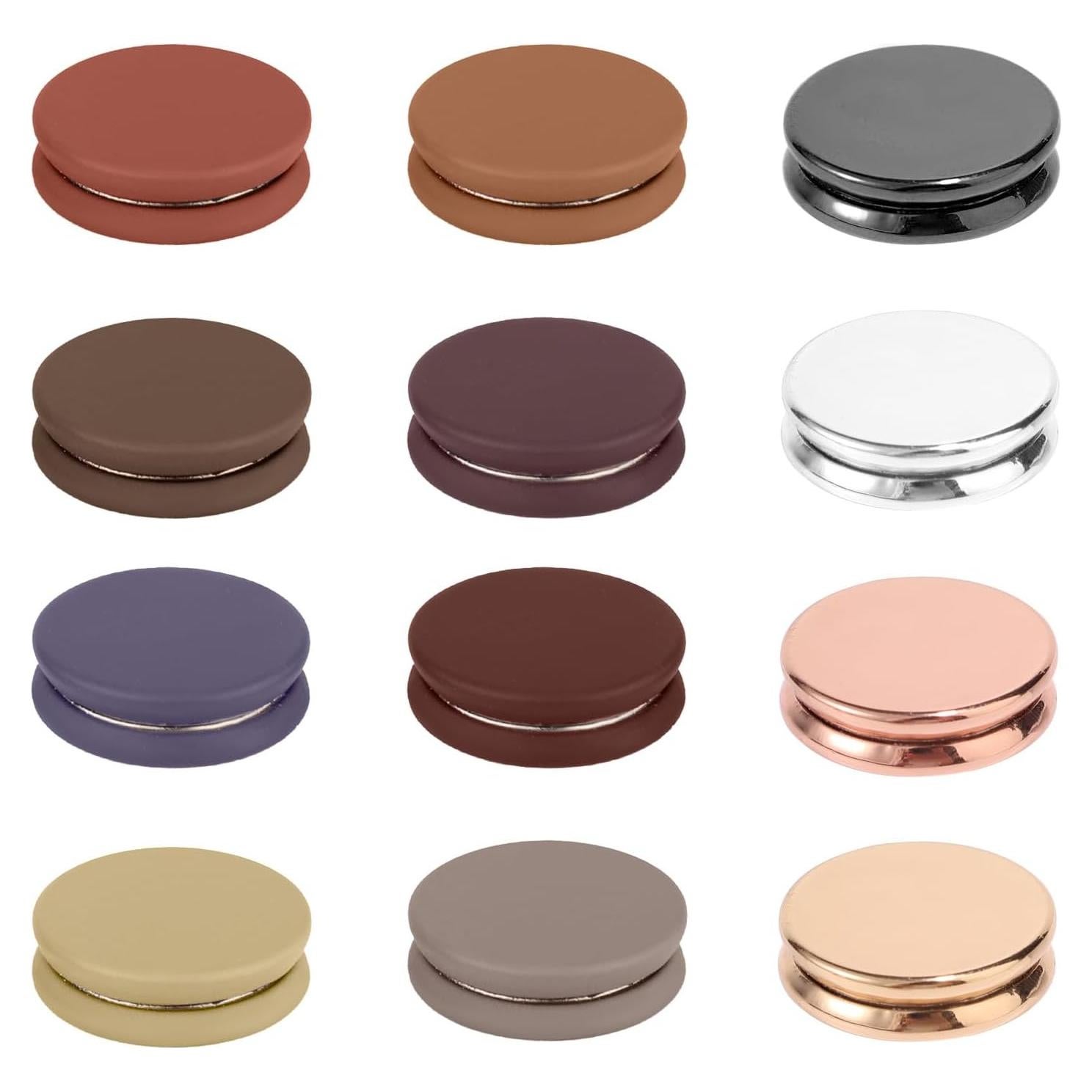 12 Pines Magnéticos para Hijab Tinoaly - Sujetadores Invisibles