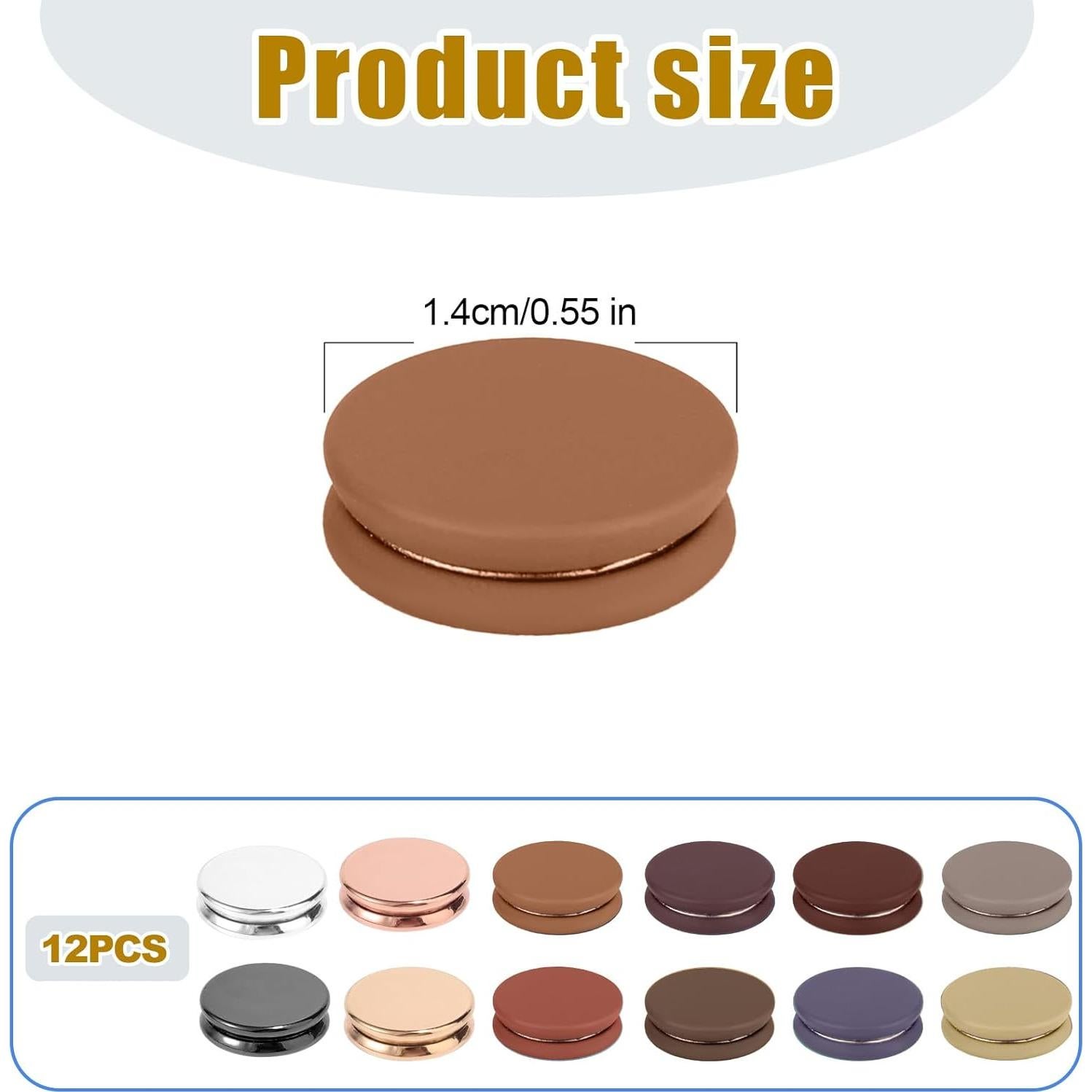 12 Pines Magnéticos para Hijab Tinoaly - Sujetadores Invisibles