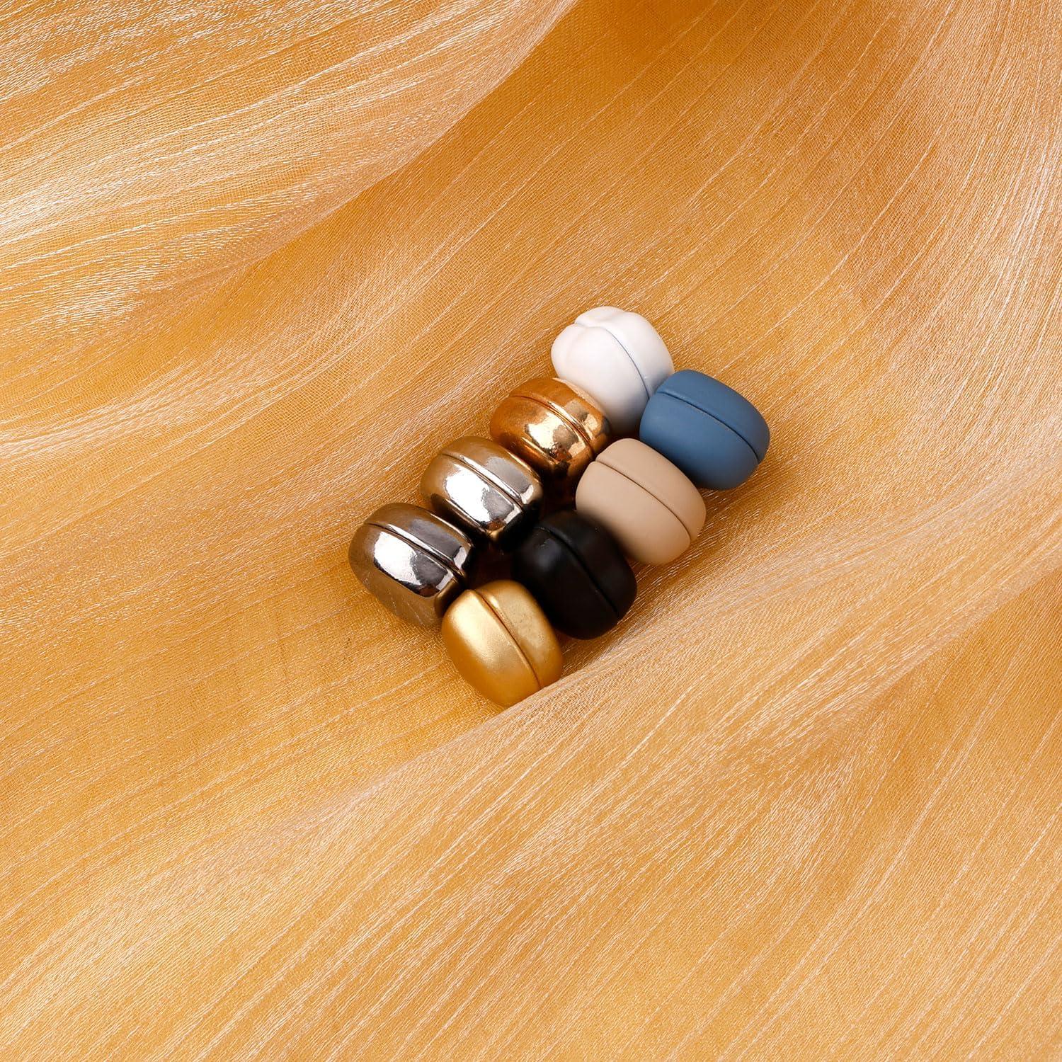 8 Alfileres Magnéticos para Hijab Corazón Multicolor 1.4cm