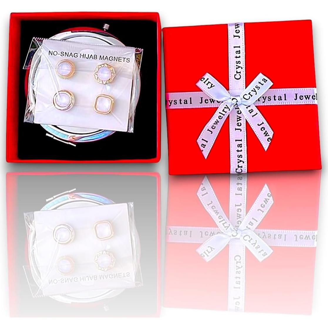 Juego de 4 Pines Magnéticos para Hijab Genérico - Clips Elegantes