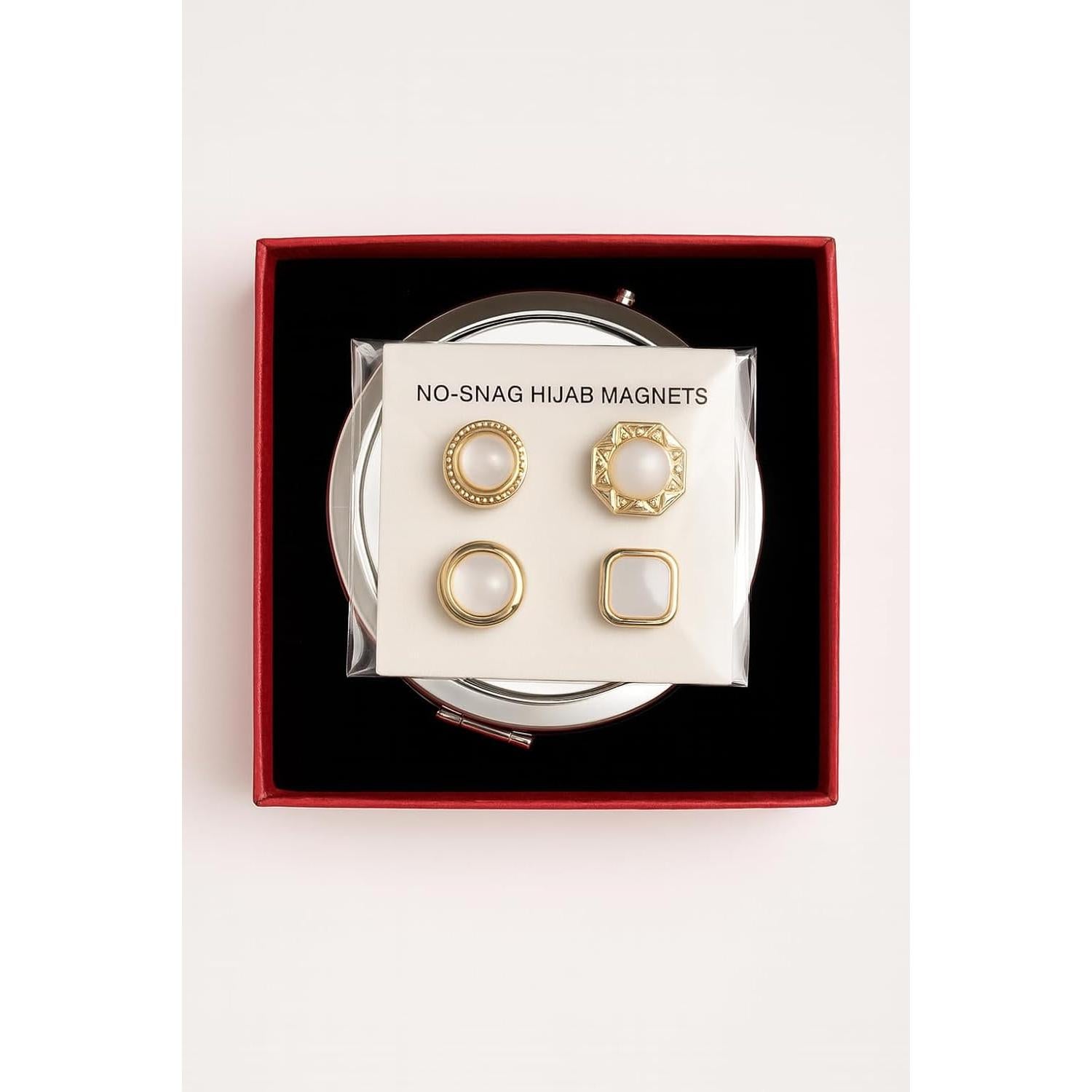 Juego de 4 Pines Magnéticos para Hijab Genérico - Clips Elegantes