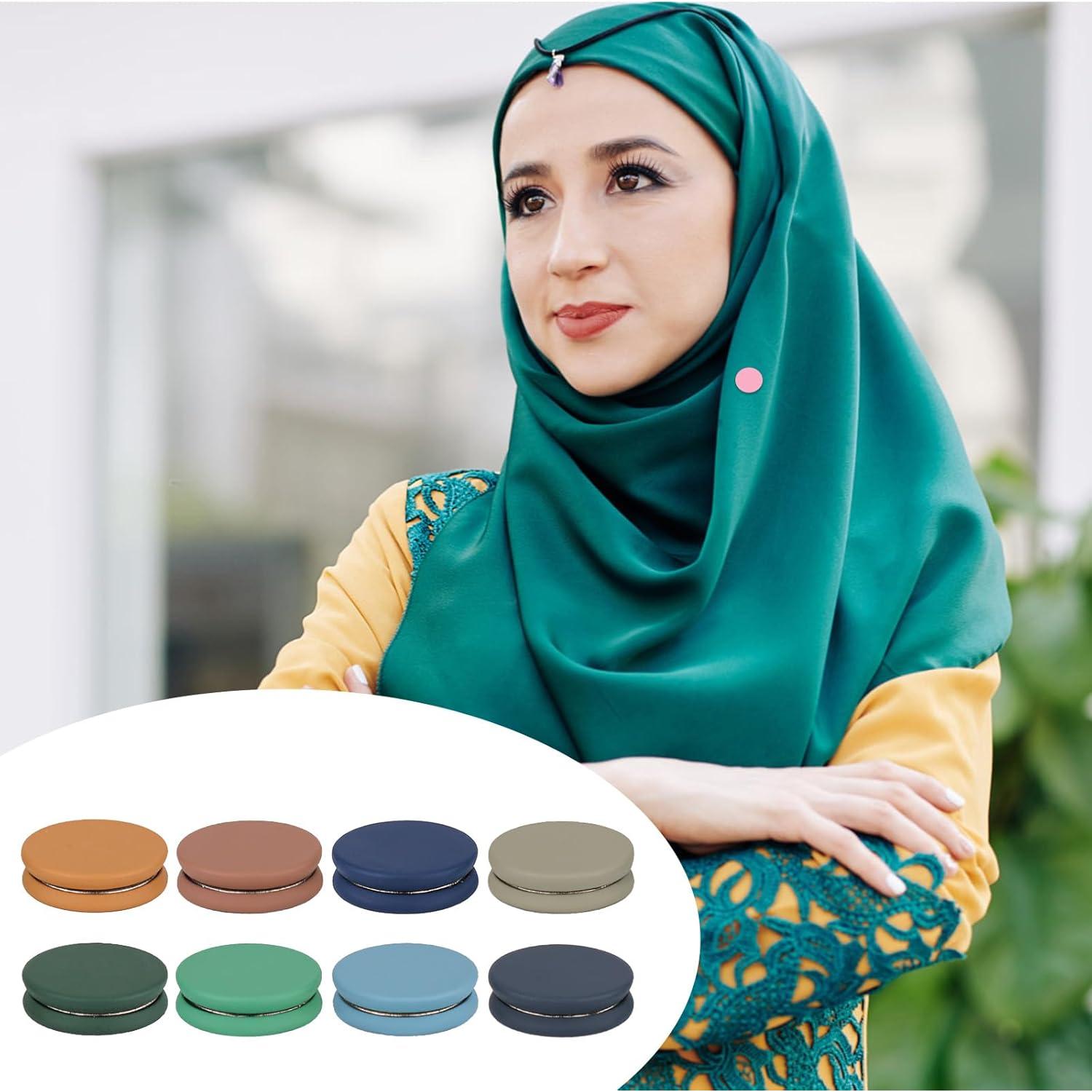8 Alfileres Magnéticos para Hijab XIHIRCD 1.4 cm Multiusos