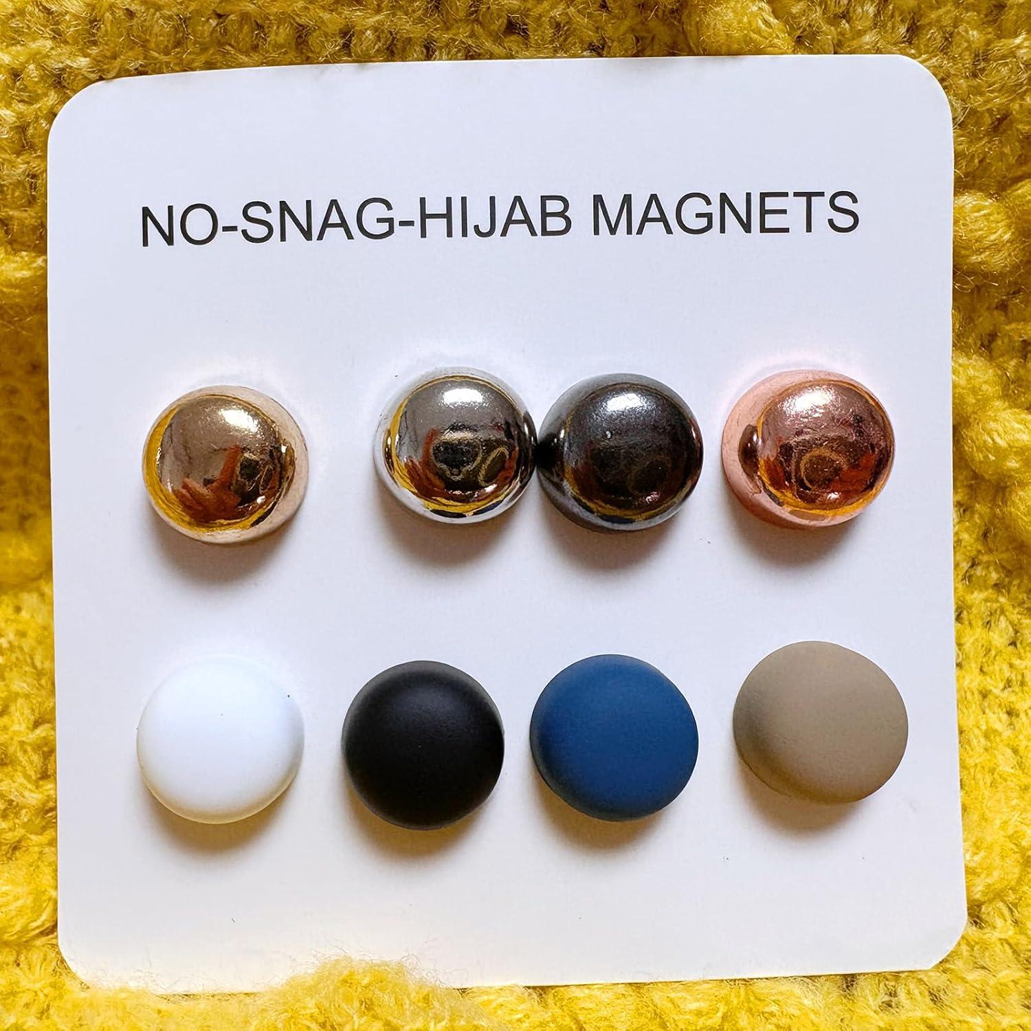 Pines Magnéticos Fuertes Evnlo para Hijab y Ropa - Multicolor