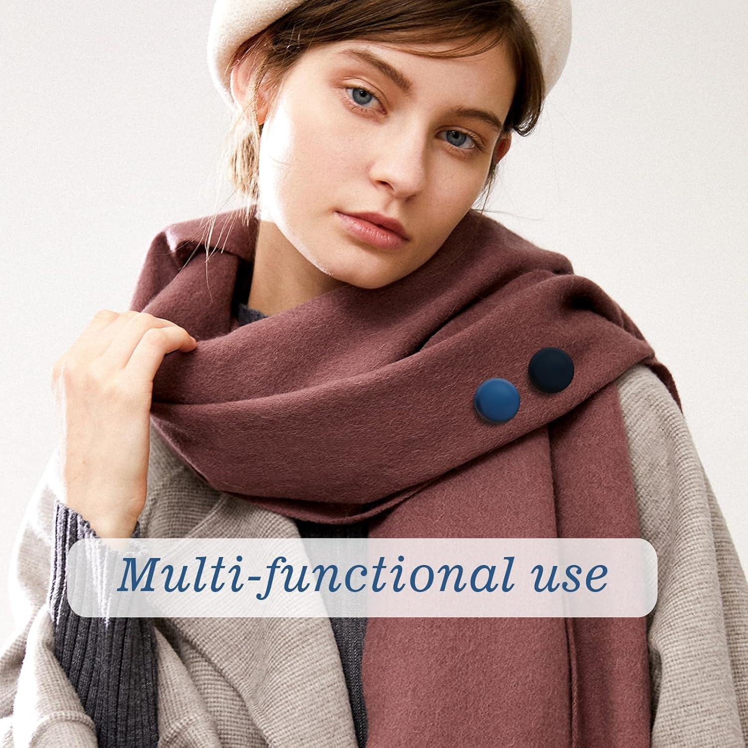 Pines Magnéticos Fuertes Evnlo para Hijab y Ropa - Multicolor