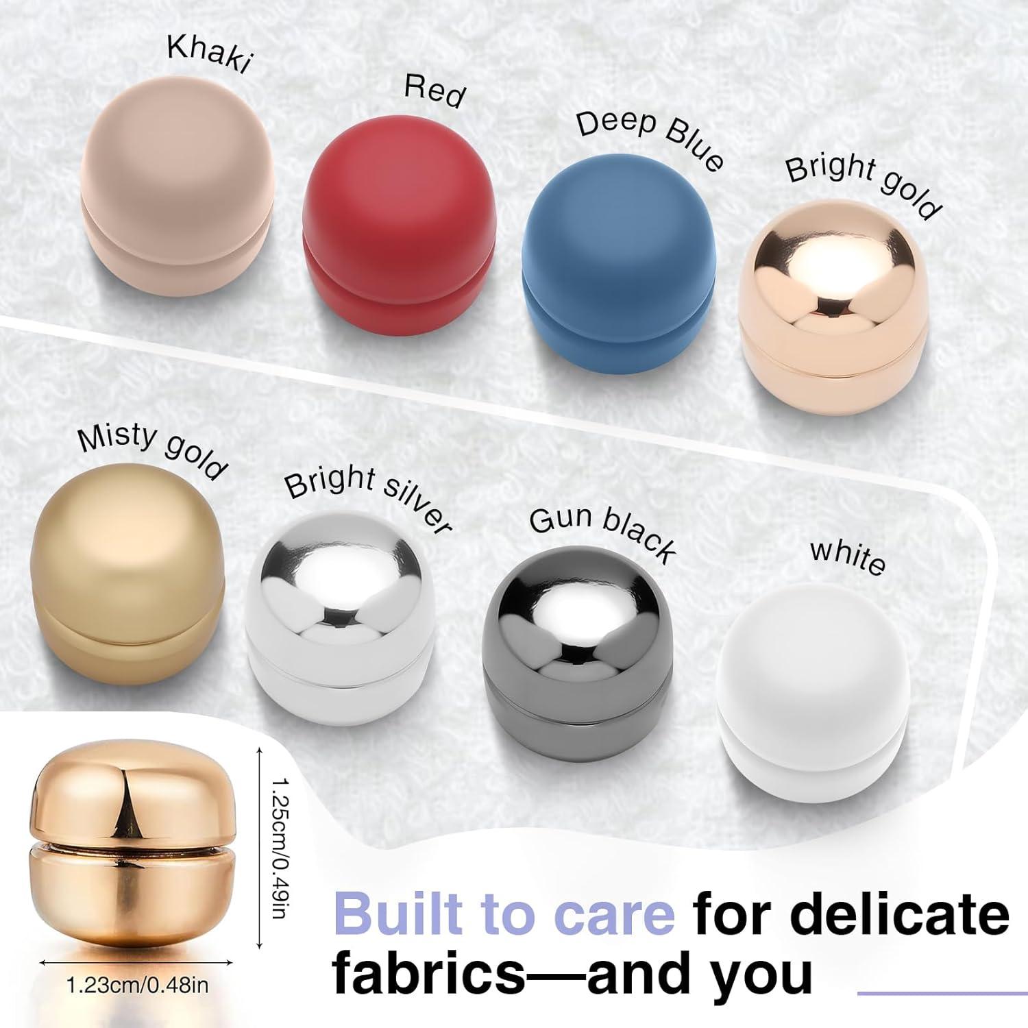 12 Pines Magnéticos Fuertes Tinrous para Hijab y Bufanda