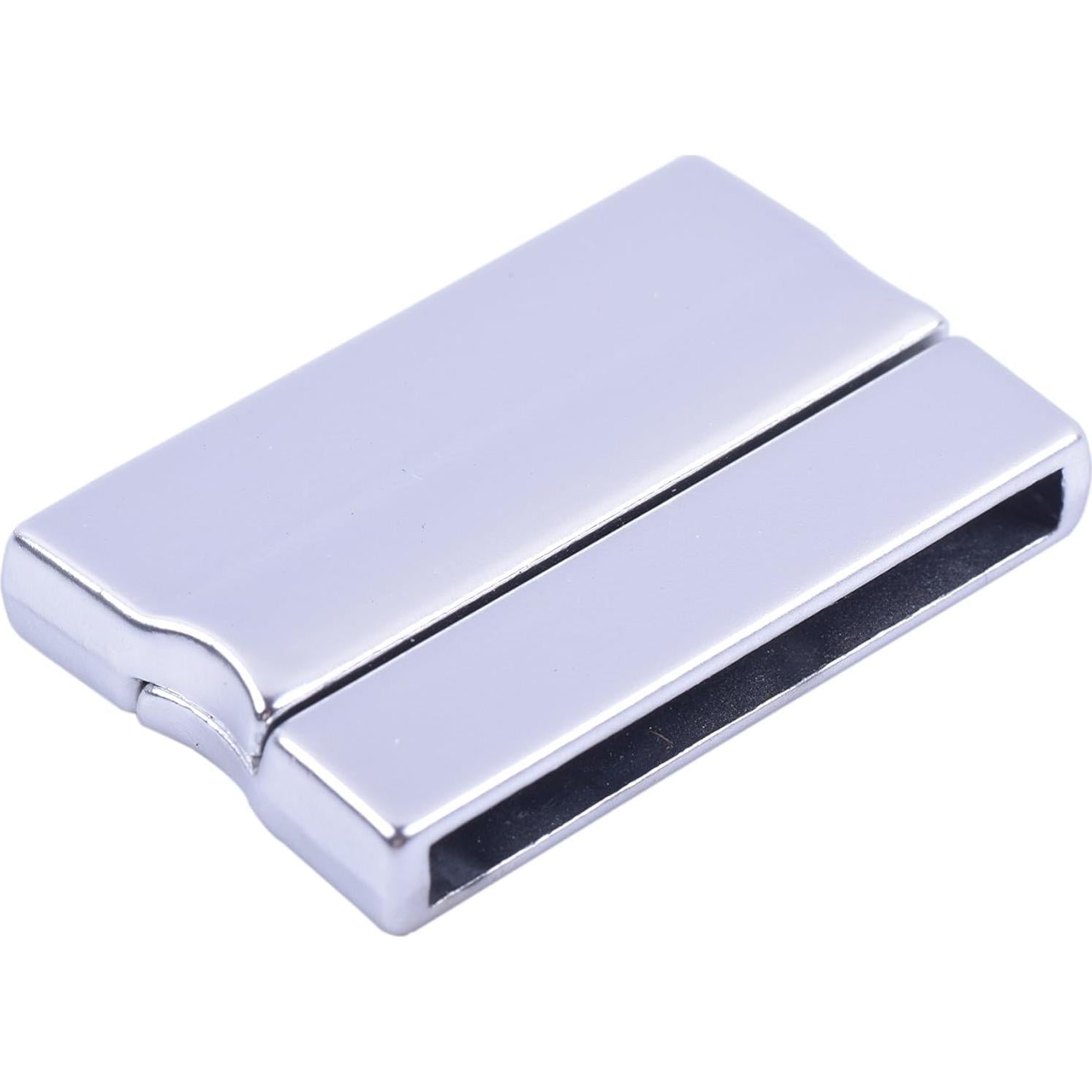 Cierres Magnéticos Plateados Mate KONMAY 3 Sets 30x3mm