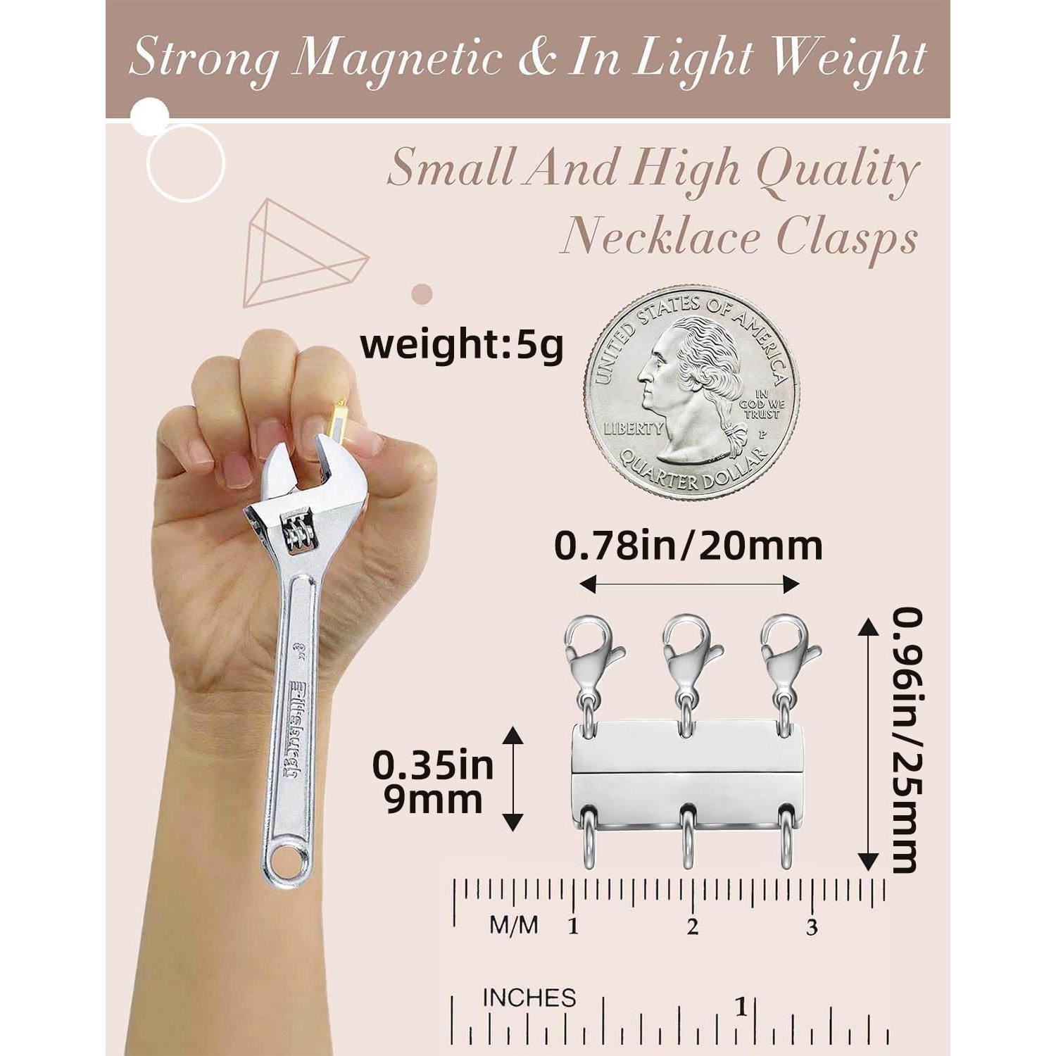 Separador de Collar en Capas OHINGLT con Cierre Magnético 18K