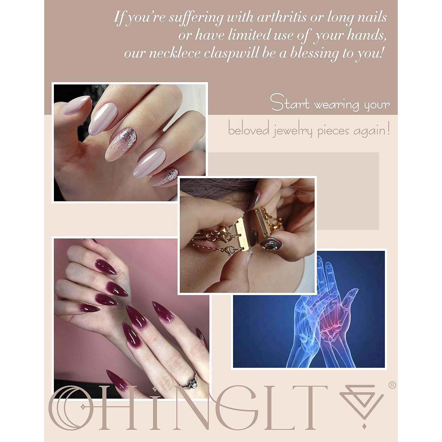 Separador de Collar en Capas OHINGLT con Cierre Magnético 18K