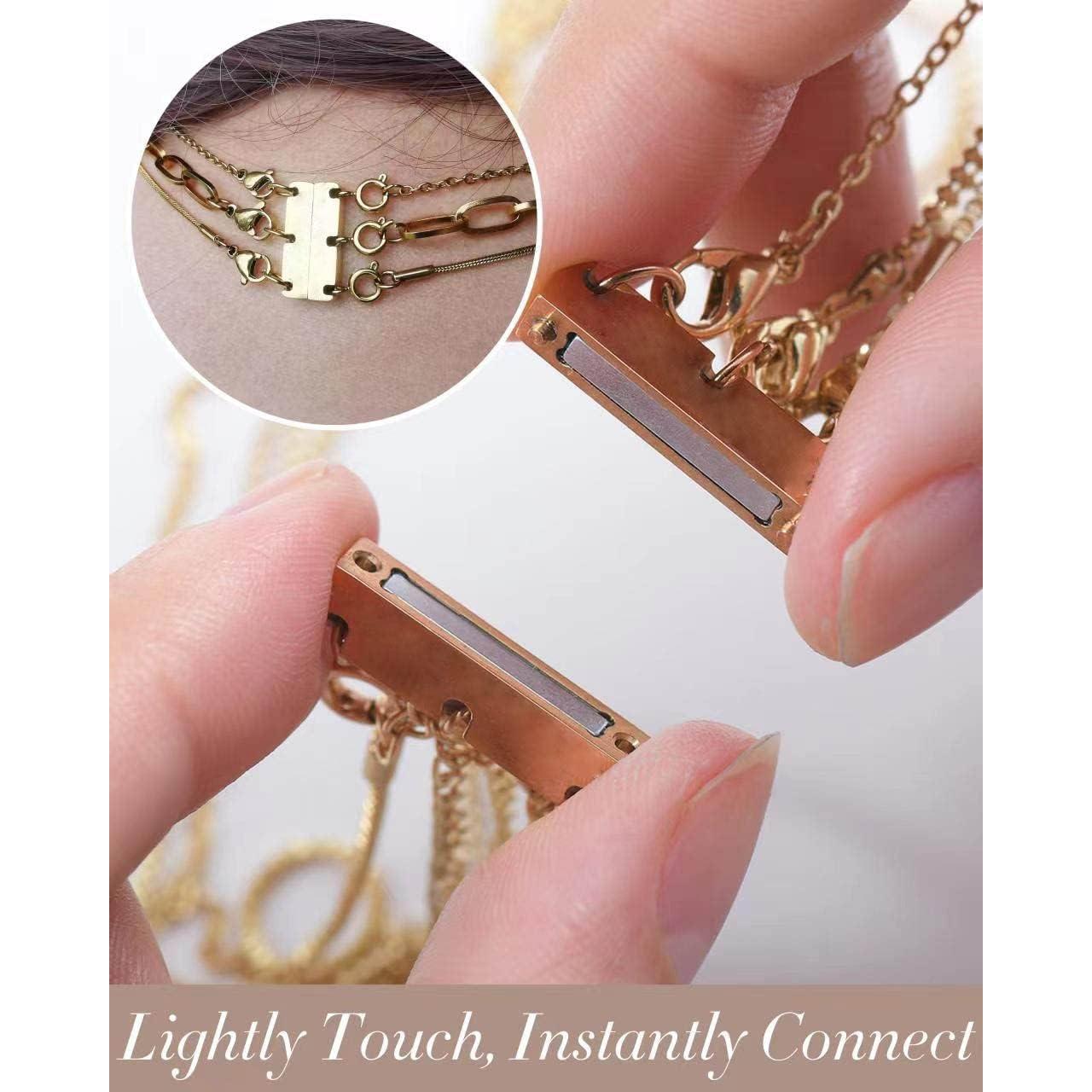 Separador de Collar en Capas OHINGLT con Cierre Magnético 18K