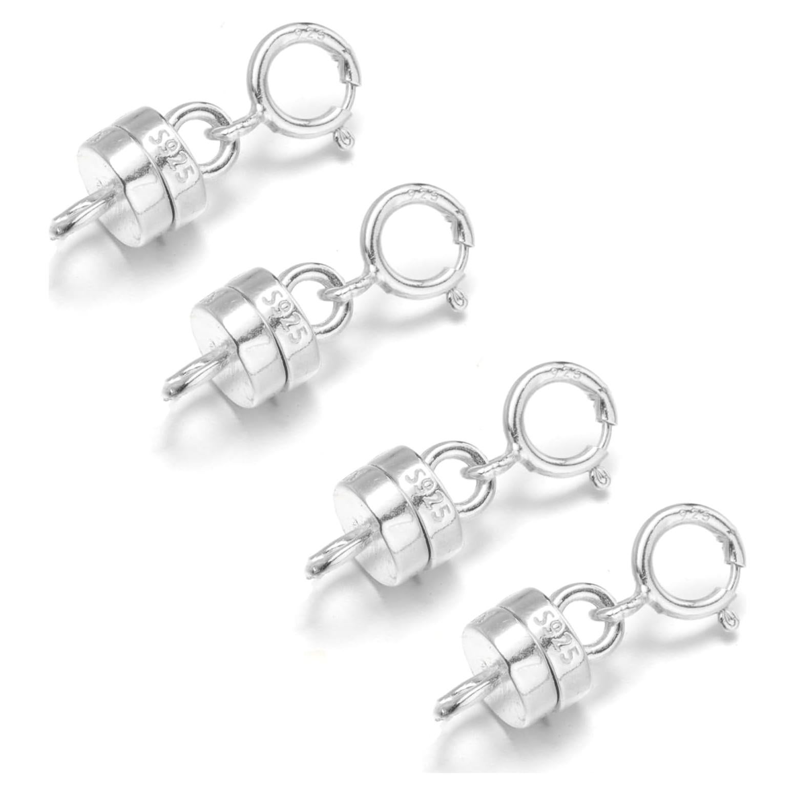 Cierres Magnéticos de Plata Esterlina 925 Zpsolution (4pcs)