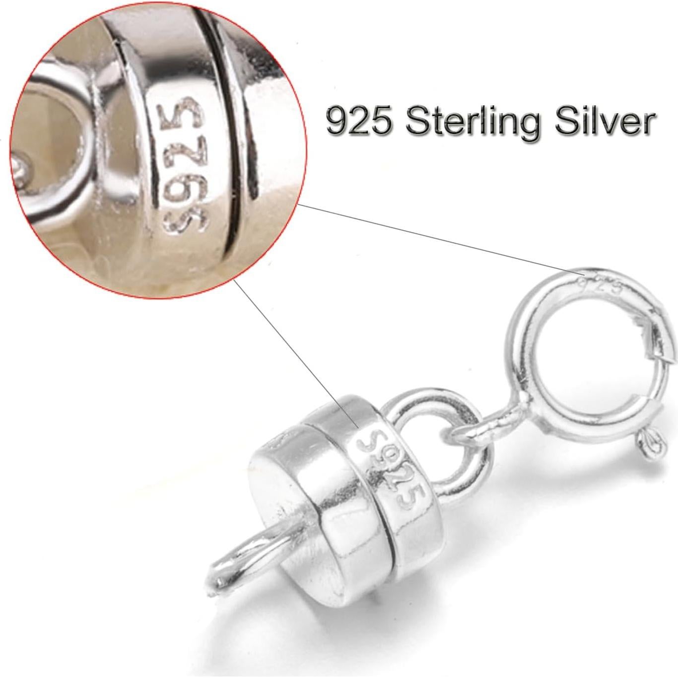 Cierres Magnéticos de Plata Esterlina 925 Zpsolution (4pcs)