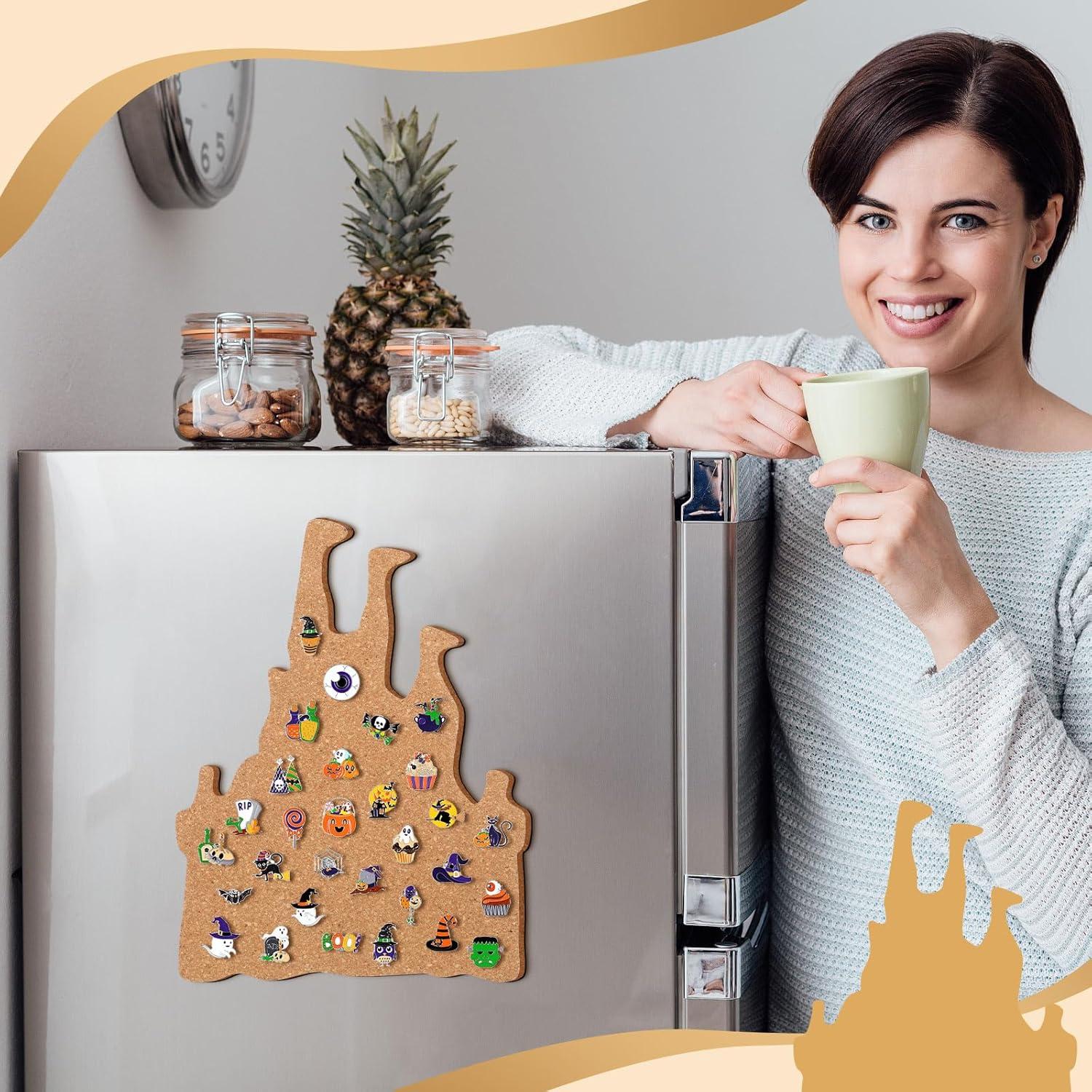 Tablero Magnético de Corcho Beeveer 20x15 cm para Pared