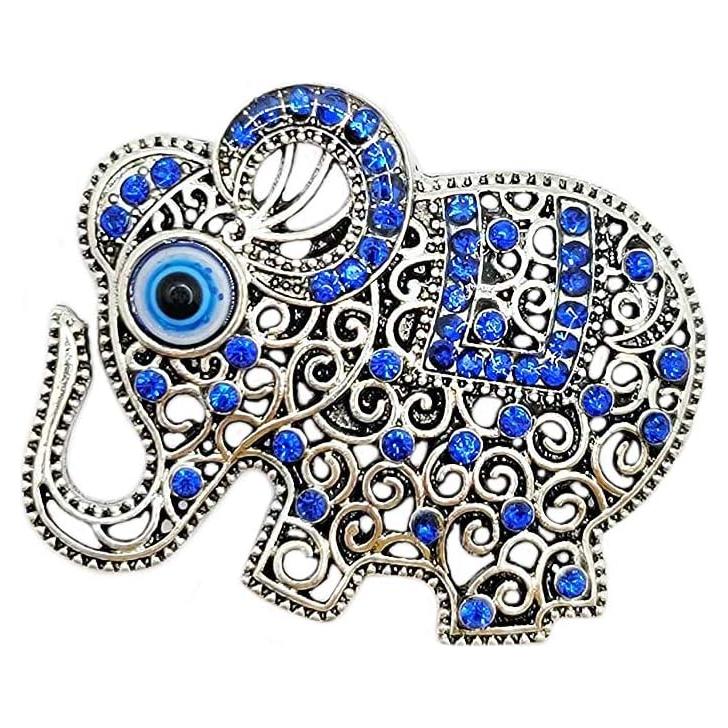 Imán Decorativo Elefante LUCKBOOSTIUM - Aleación Metálica 4.3x3.6cm