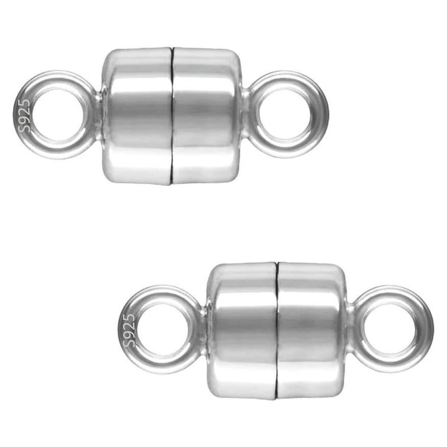 5 Cierres Magnéticos de Plata Esterlina 925 Adabele - Hipoalergénicos