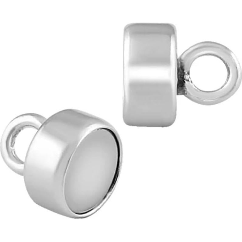 5 Cierres Magnéticos de Plata Esterlina 925 Adabele - Hipoalergénicos