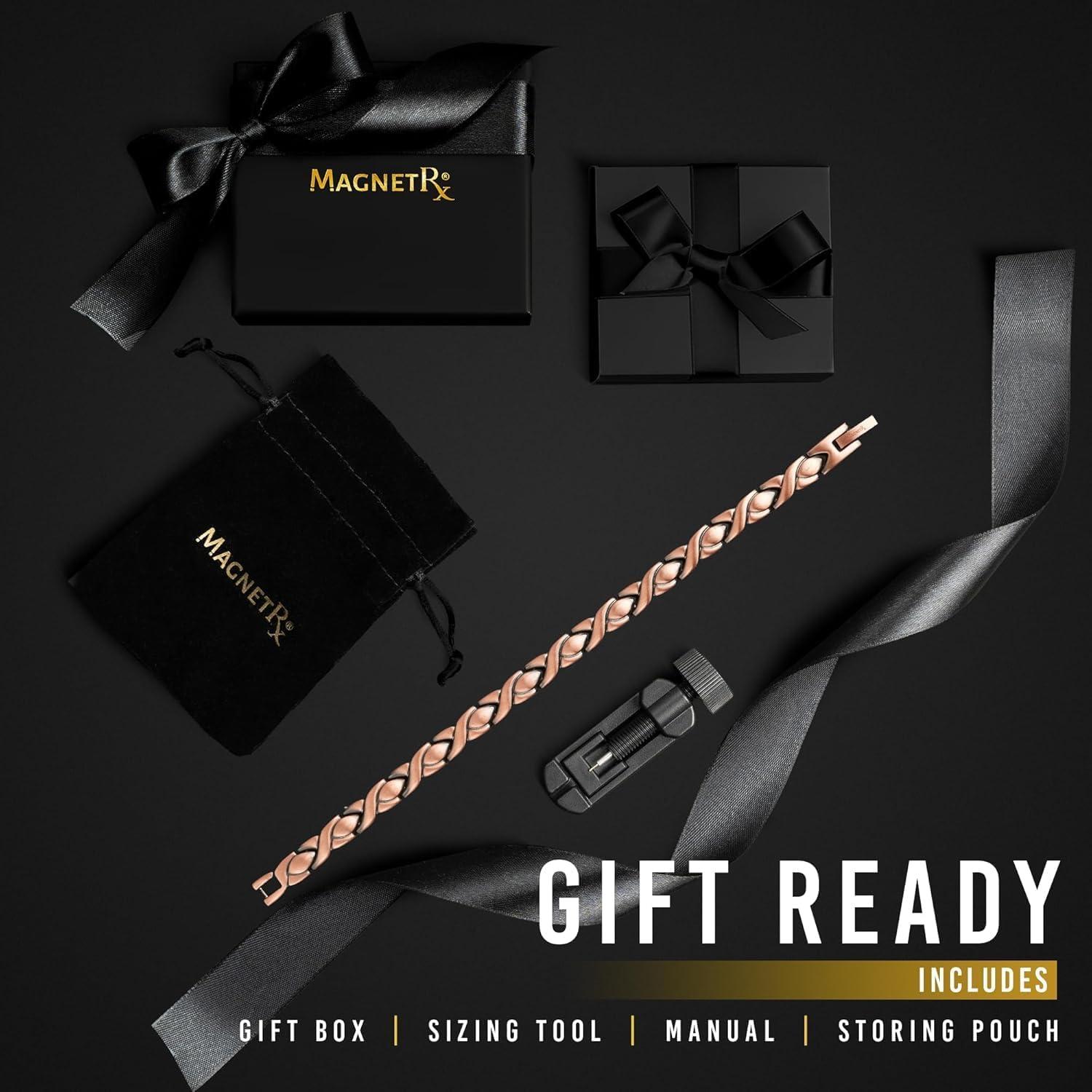 Tobillera Magnética de Cobre MagnetRX para Mujeres - 26.5 cm