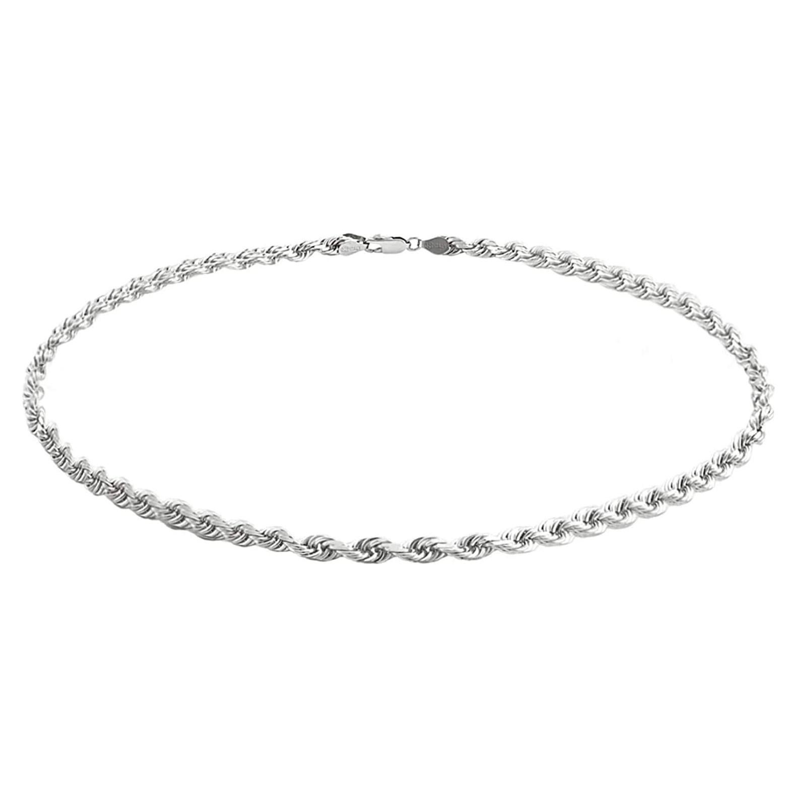 Cadena de Tobillo Savlano 925 Plata Esterlina 1mm 22.86cm