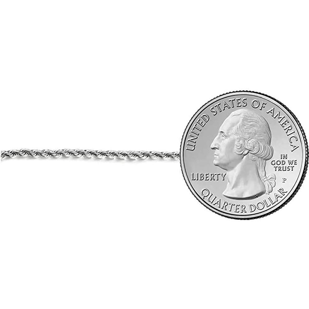 Cadena de Tobillo Savlano 925 Plata Esterlina 1mm 22.86cm