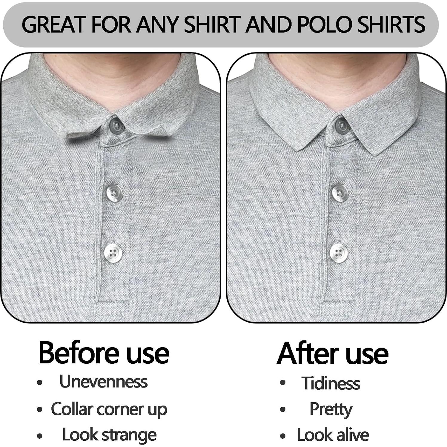 150 Estabilizadores de Cuello de Camisa para Hombre SNNSHUN