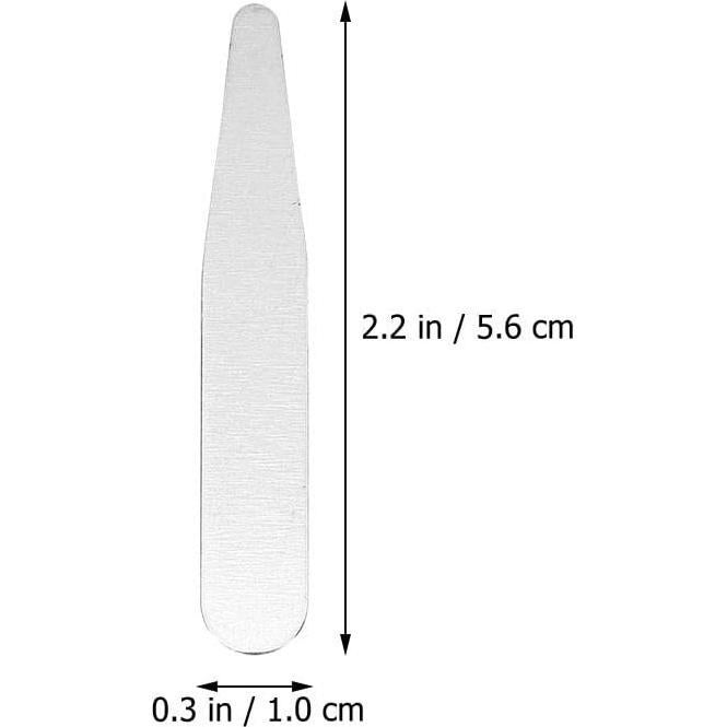 36 Soportes de Collar de Acero Inoxidable PartyKindom 5.6x1cm
