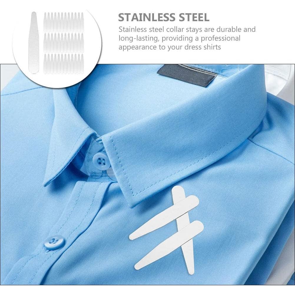 36 Soportes de Collar de Acero Inoxidable PartyKindom 5.6x1cm