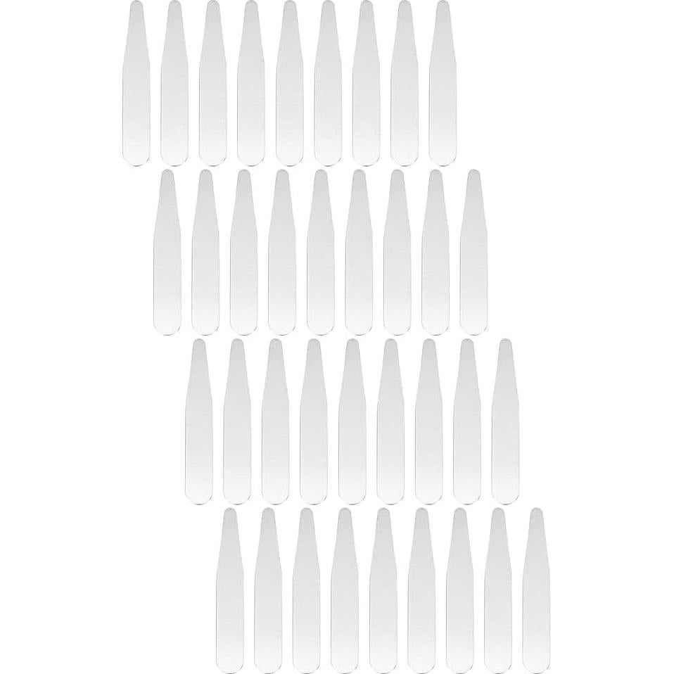 36 Soportes de Collar de Acero Inoxidable PartyKindom 5.6x1cm