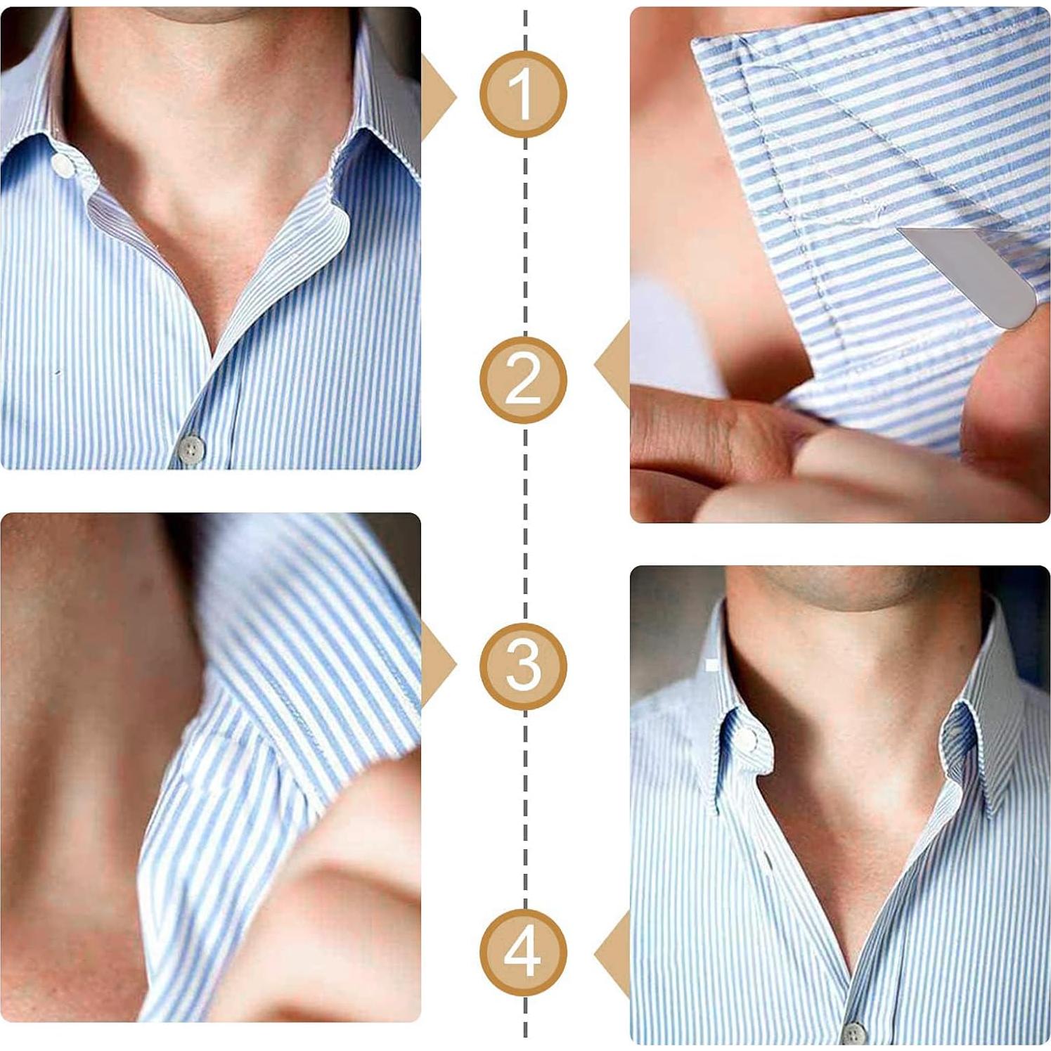 Refuerzos de Cuello de Acero Inoxidable AOLVO - 6 Piezas