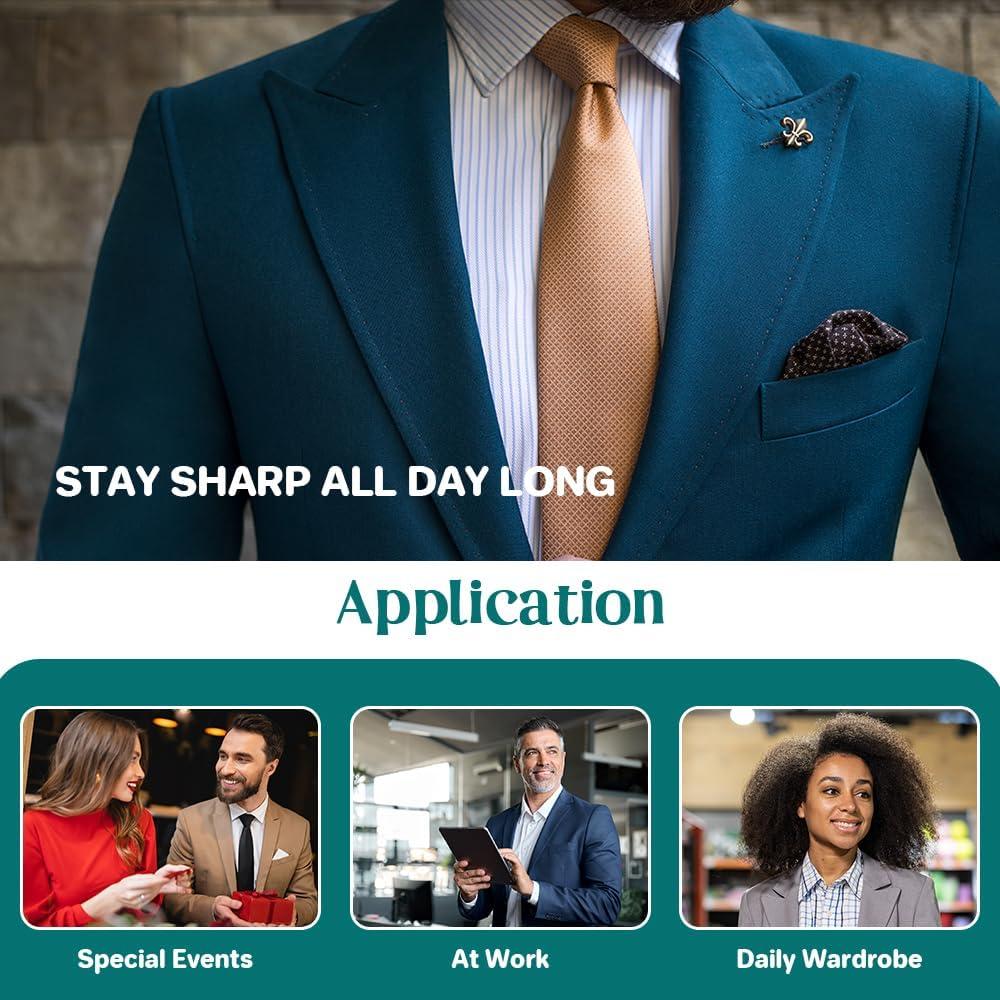 Collares de Plástico para Camisas de Hombre 100 Pcs - 4 Tamaños