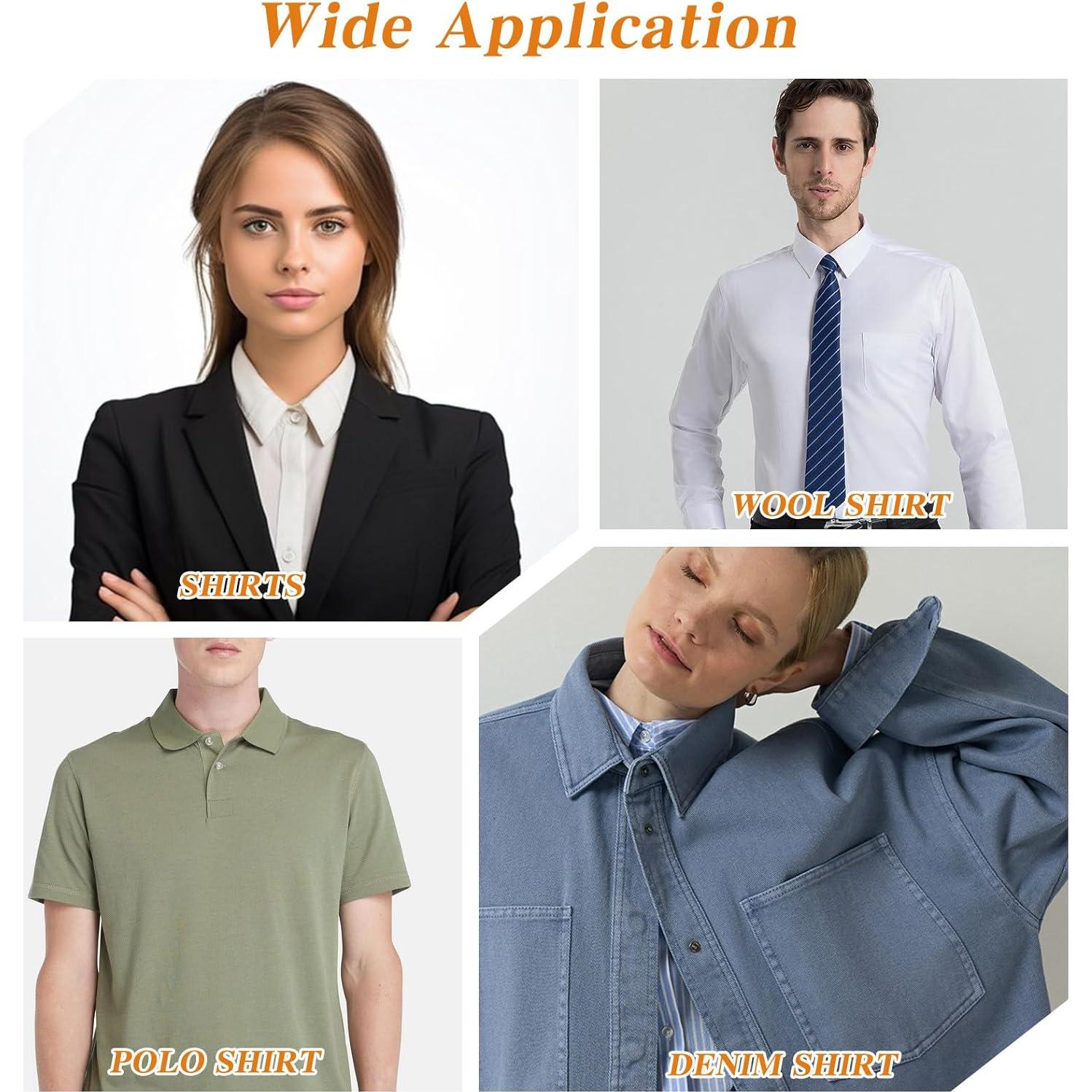 100 Puntos de Cuello Triangulares para Camisas Polo Guduling